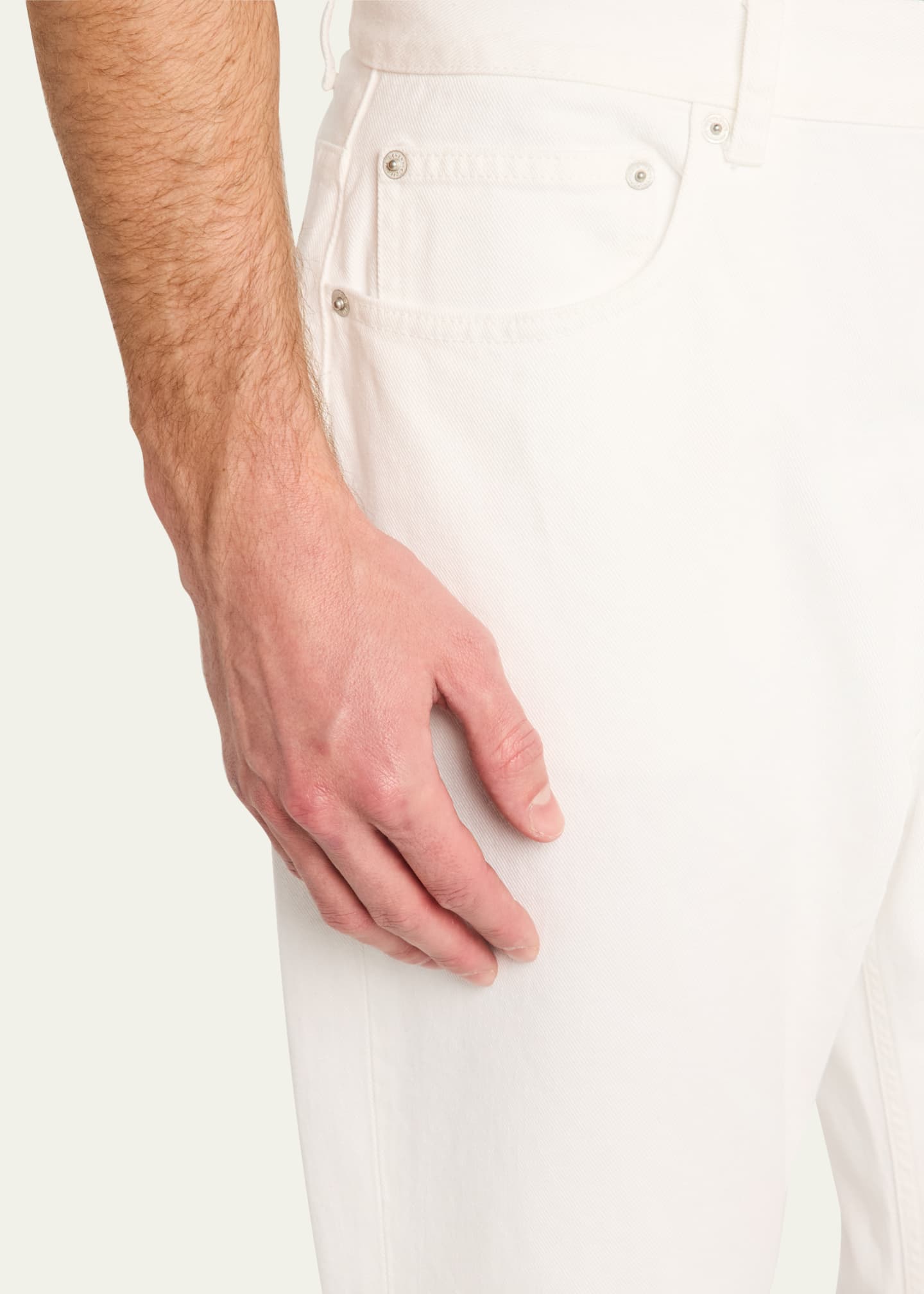 Officine Generale Men's Vintage Straight-Leg Jeans Image 5 of 5