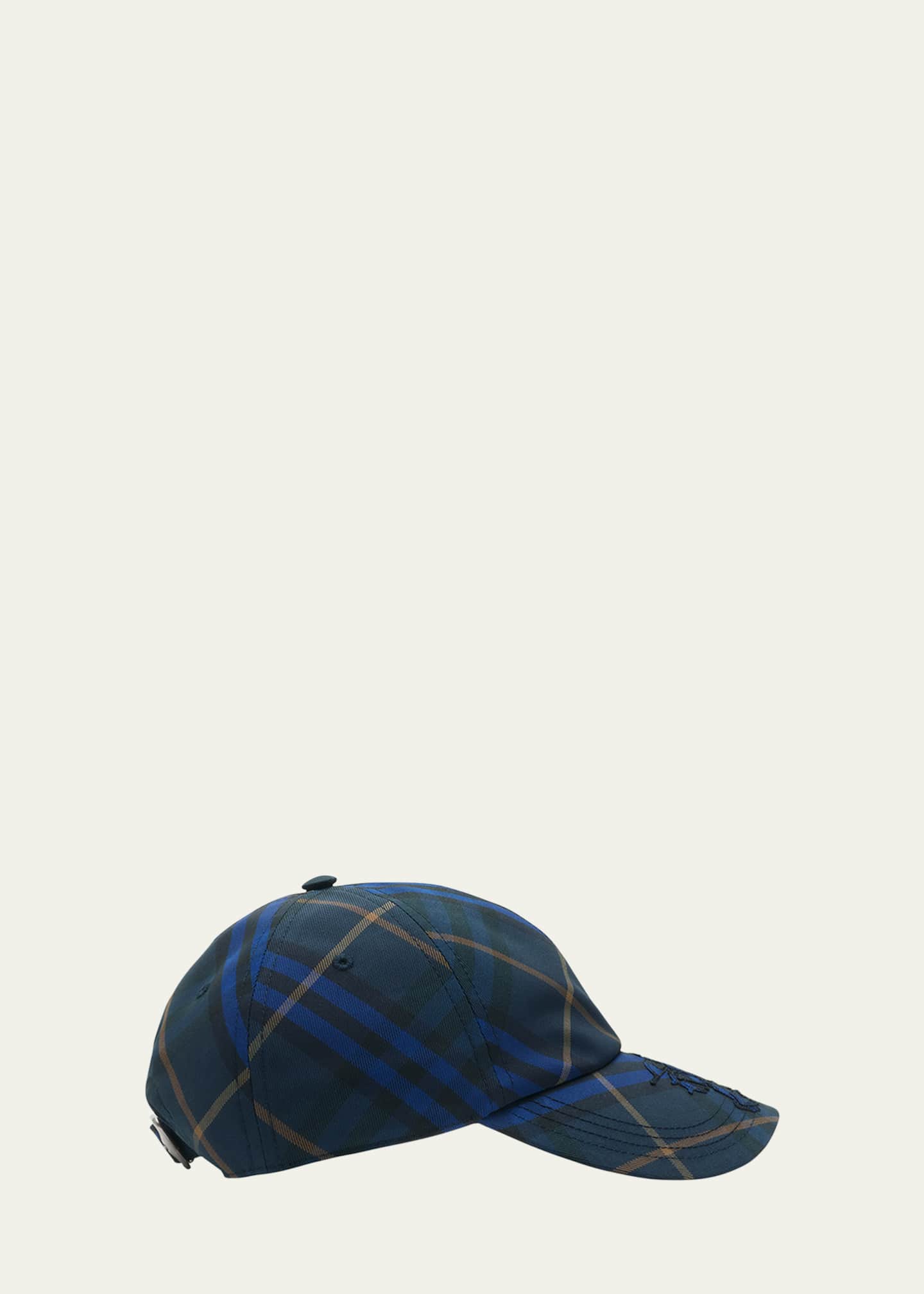 Burberry Men's EKD Check Six-Panel Baseball Cap Image 2 of 2