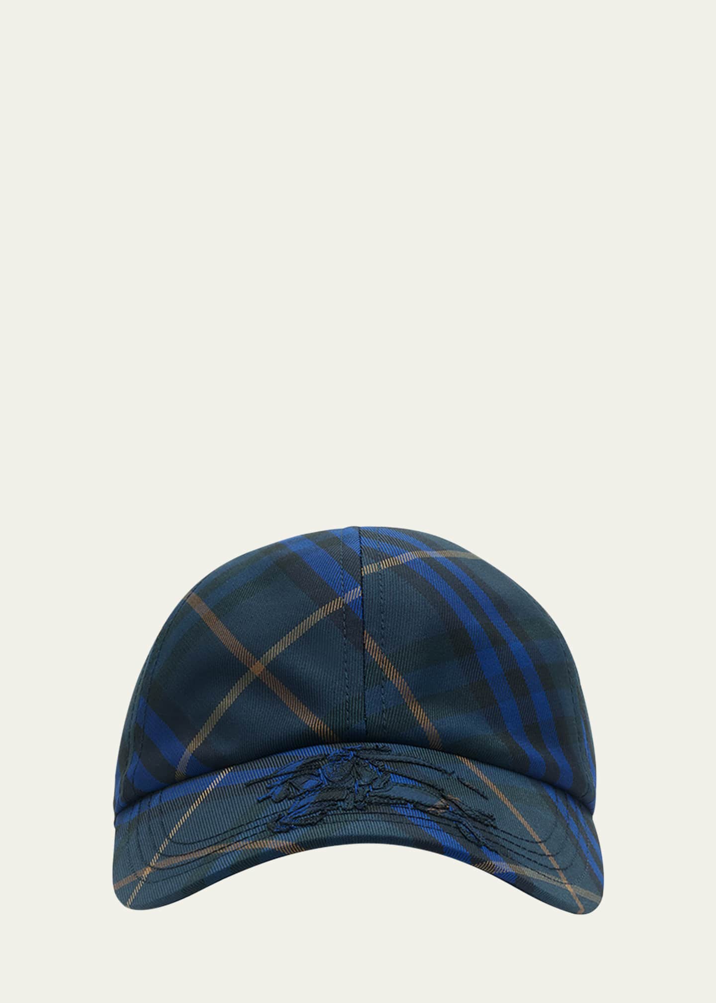 Burberry Men's EKD Check Six-Panel Baseball Cap Image 1 of 2