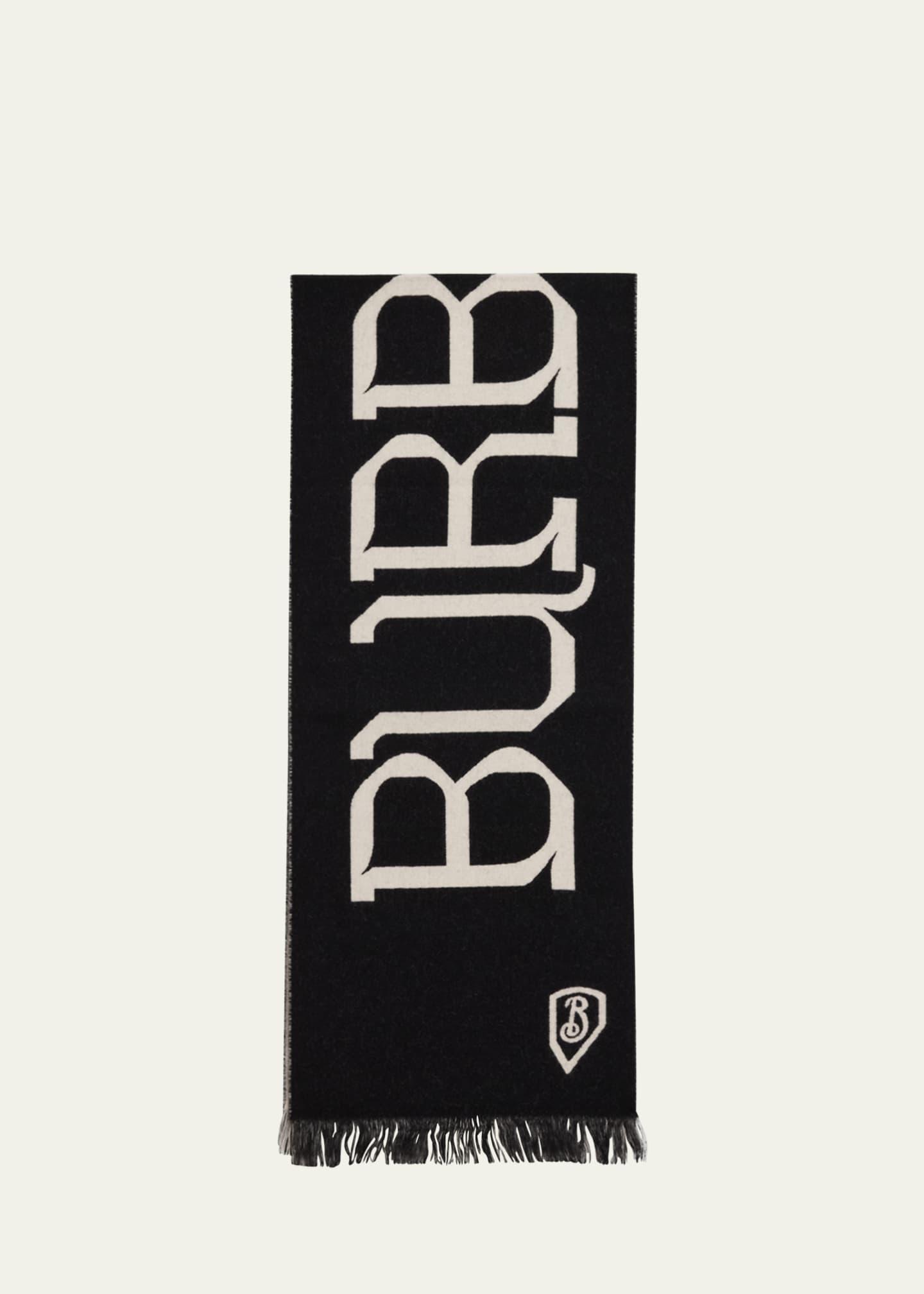 Burberry Men's Wool Logo Scarf Image 1 of 5