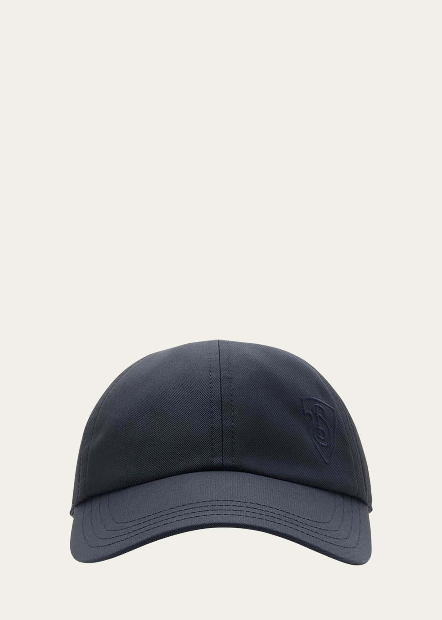 Burberry Men's Check-Strap Baseball Cap Image 1 of 3