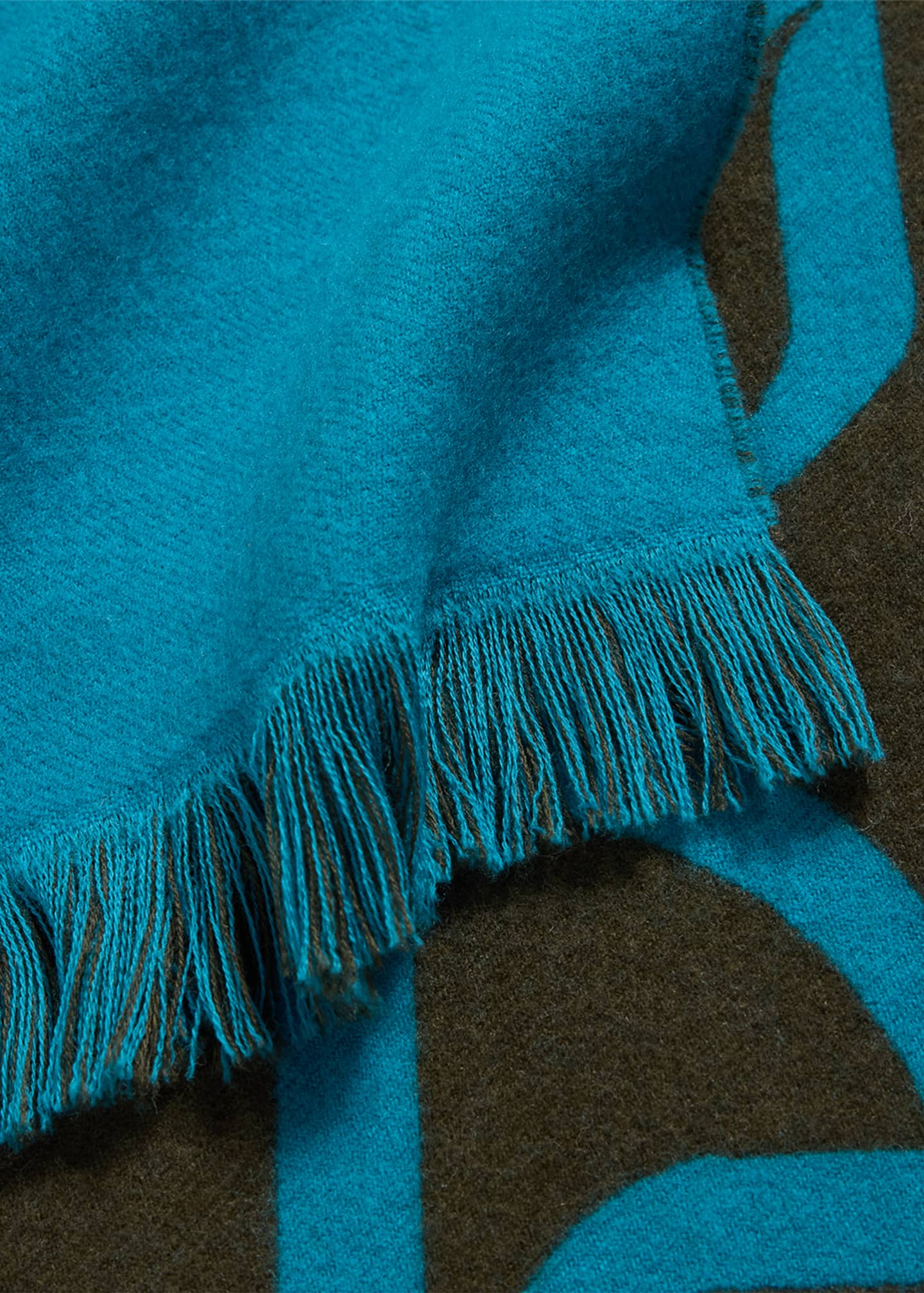 Burberry Men's Wool Logo Scarf Image 4 of 5