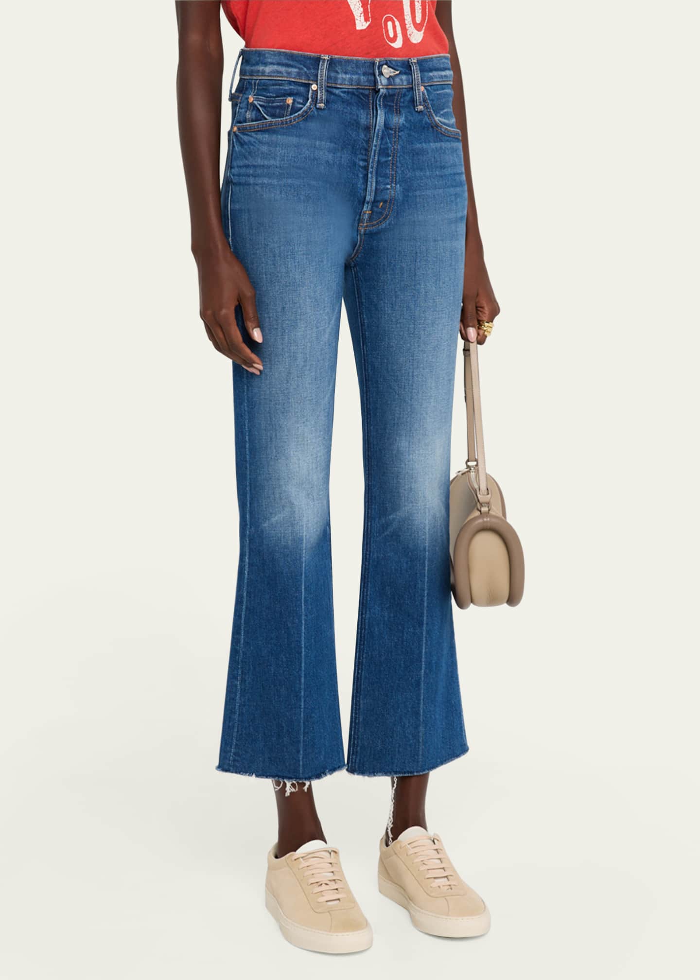 MOTHER The Tripper Ankle Fray Jeans Image 4 of 5