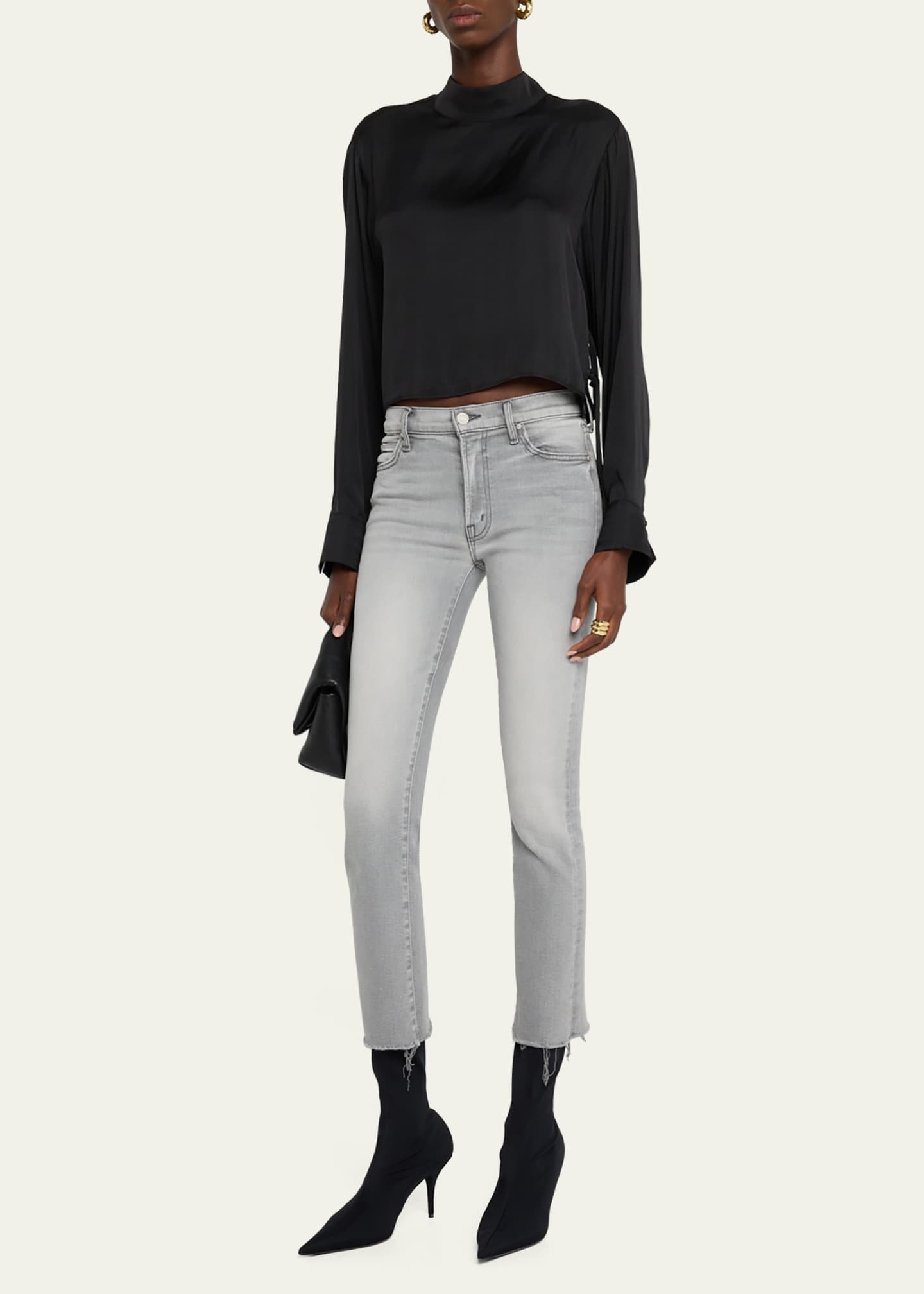MOTHER The Rascal Ankle Fray Jeans Image 2 of 5