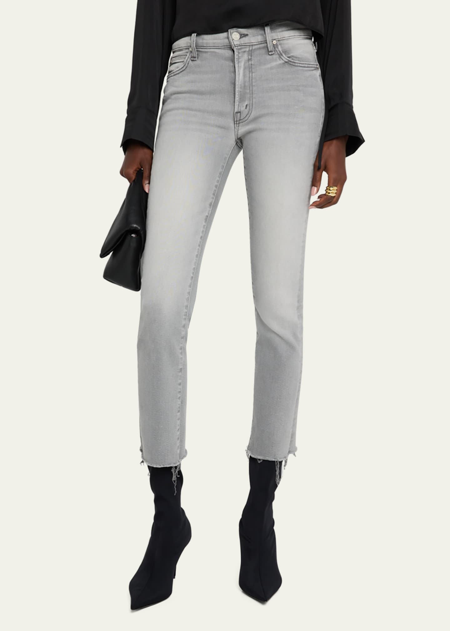 MOTHER The Rascal Ankle Fray Jeans Image 4 of 5