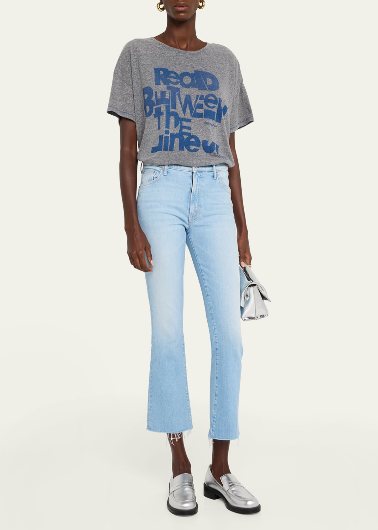 MOTHER The Insider Ankle Fray Jeans Image 2 of 5