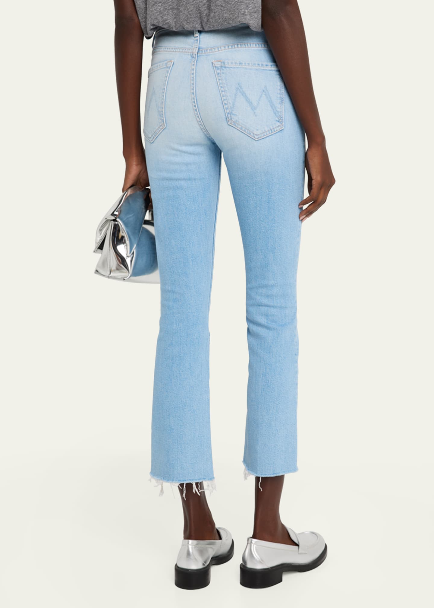MOTHER The Insider Ankle Fray Jeans Image 3 of 5