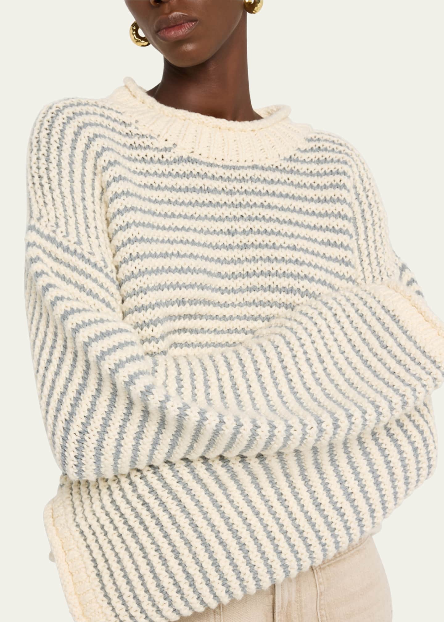 MOTHER The Bell-Sleeve Jumper Roll Sweater Image 5 of 5