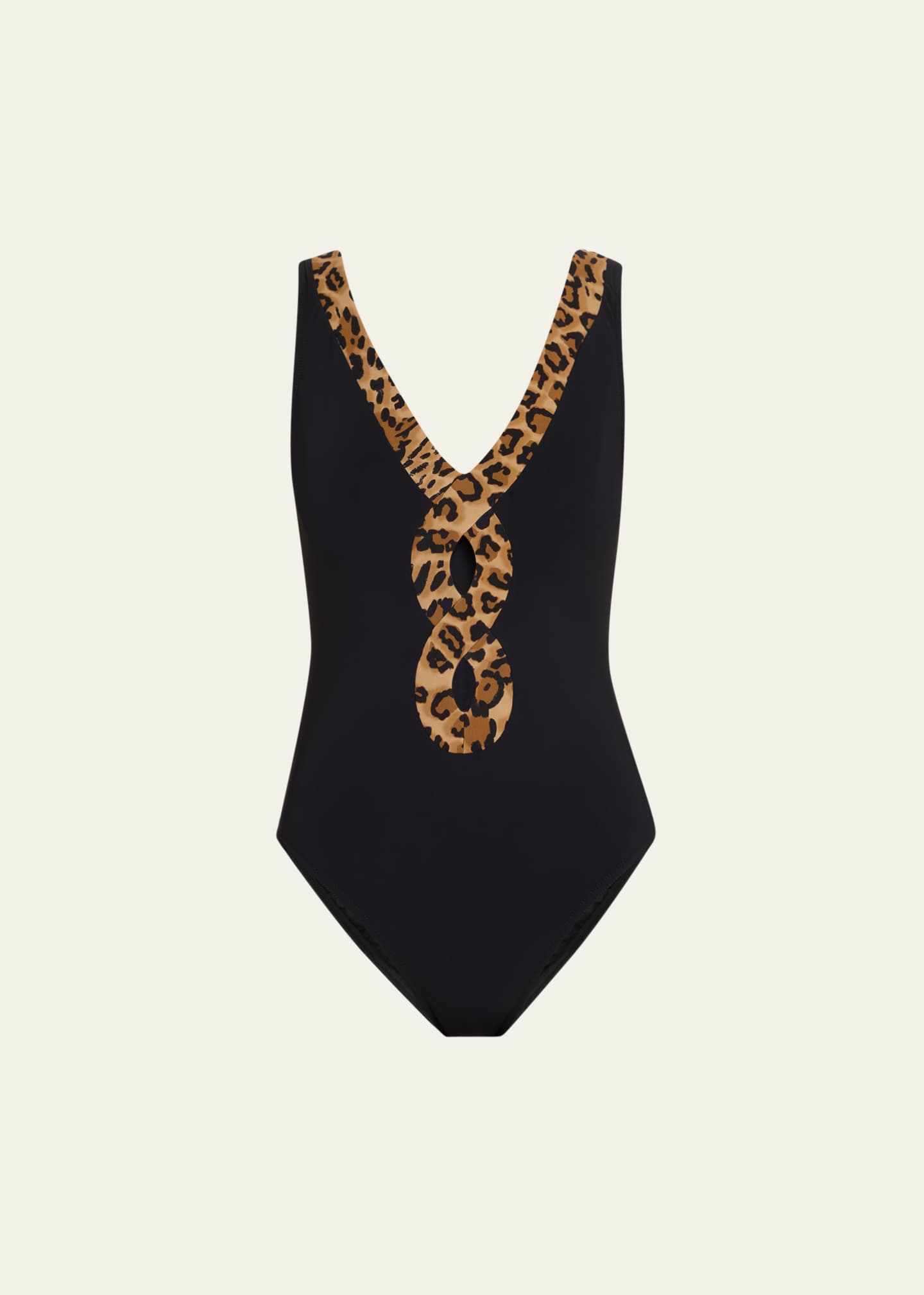 Karla Colletto Izzy V-Neck One-Piece Swimsuit Image 1 of 5