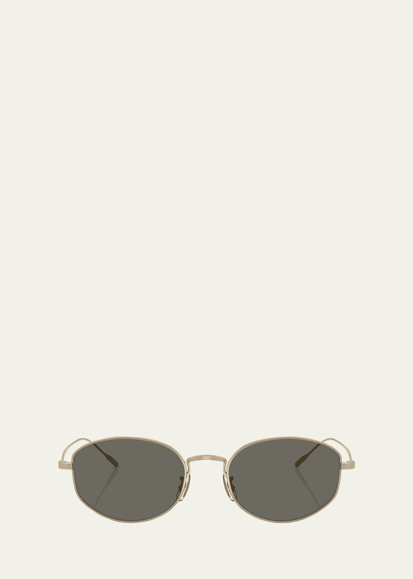 Oliver Peoples ov1347st Oval Titanium Sunglasses Image 1 of 3