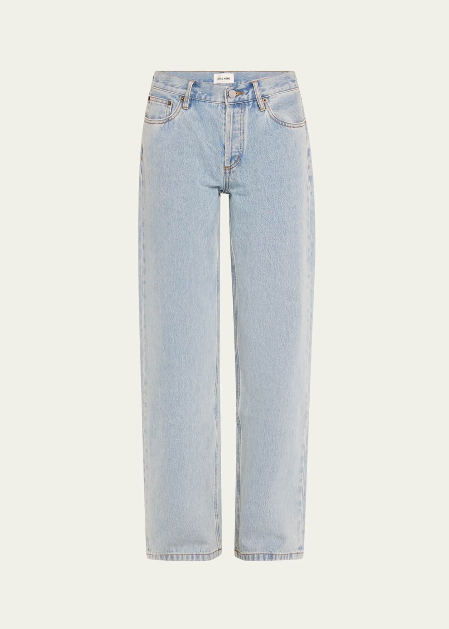 Still Here Everyday Relaxed Mid-Rise Jeans Image 1 of 5