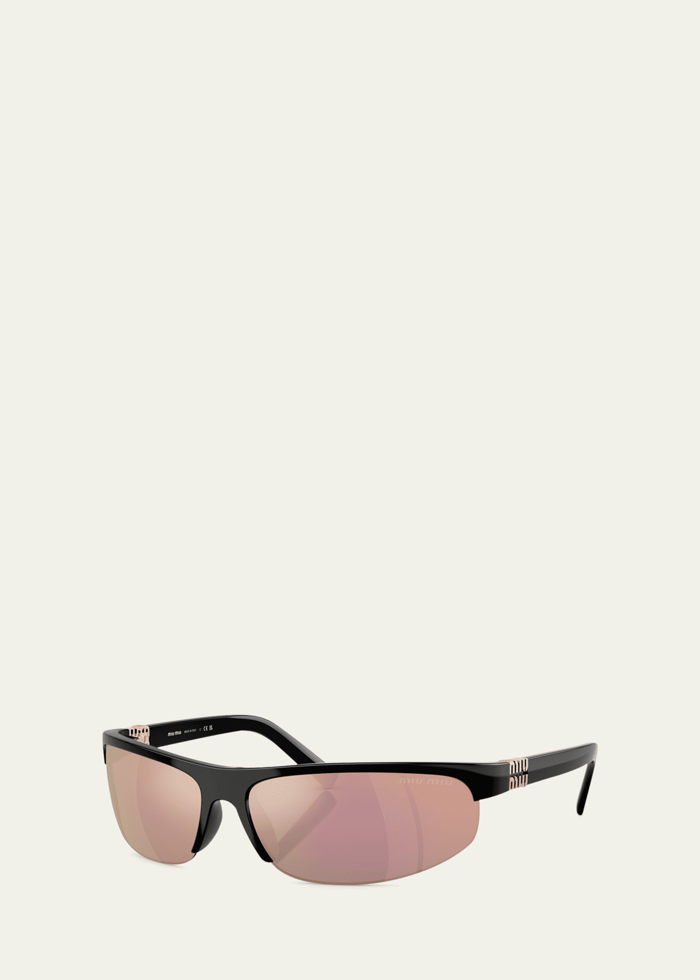 Miu miu semi rimless sunglasses shop