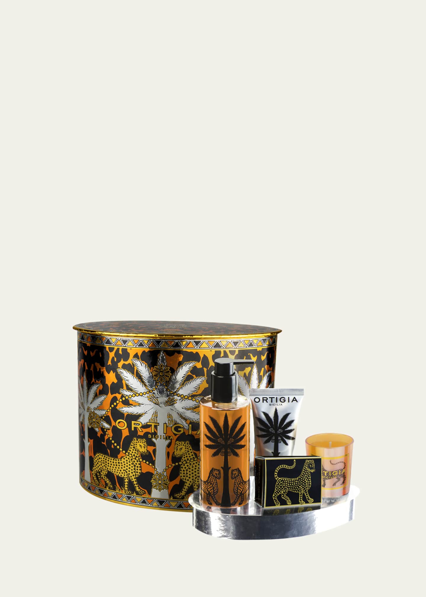 Ortigia Ambra Nera 4-Piece Oval Gift Set Image 1 of 2