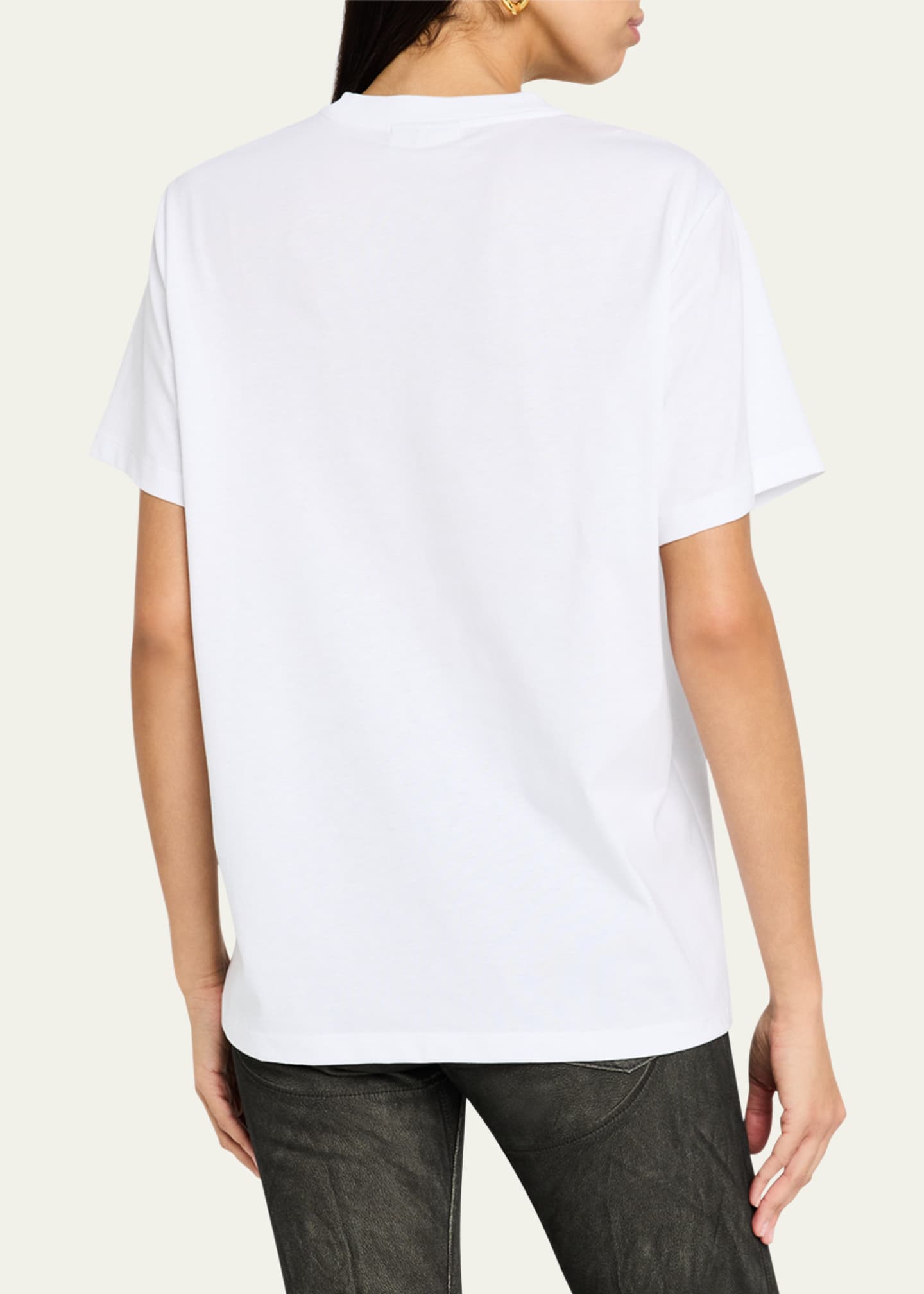 Ganni Basic Jersey Cat Relaxed T-Shirt Image 3 of 5