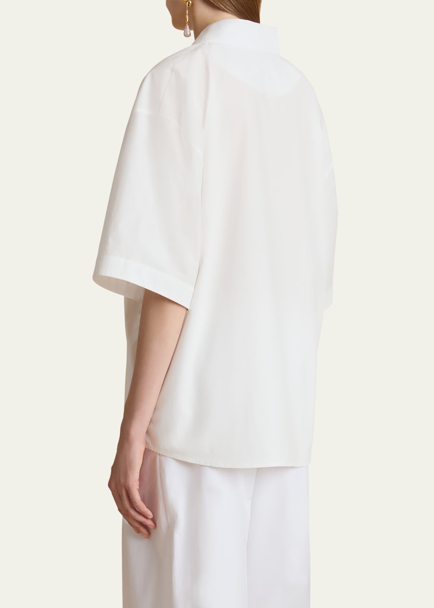 Khaite Owen Oversized Button Down Top Image 3 of 5