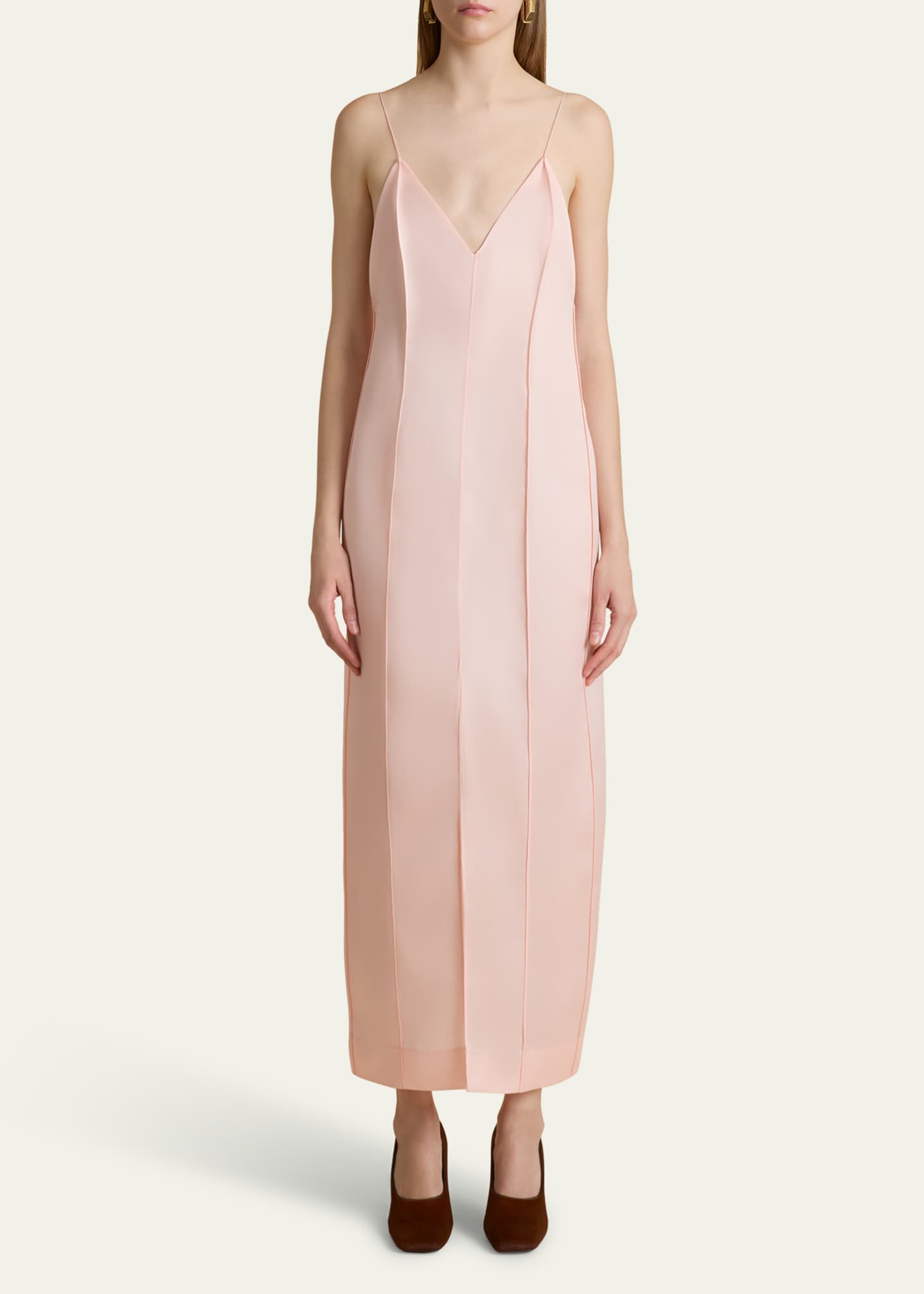 Khaite Tully Silk Organza Maxi Dress Image 2 of 5