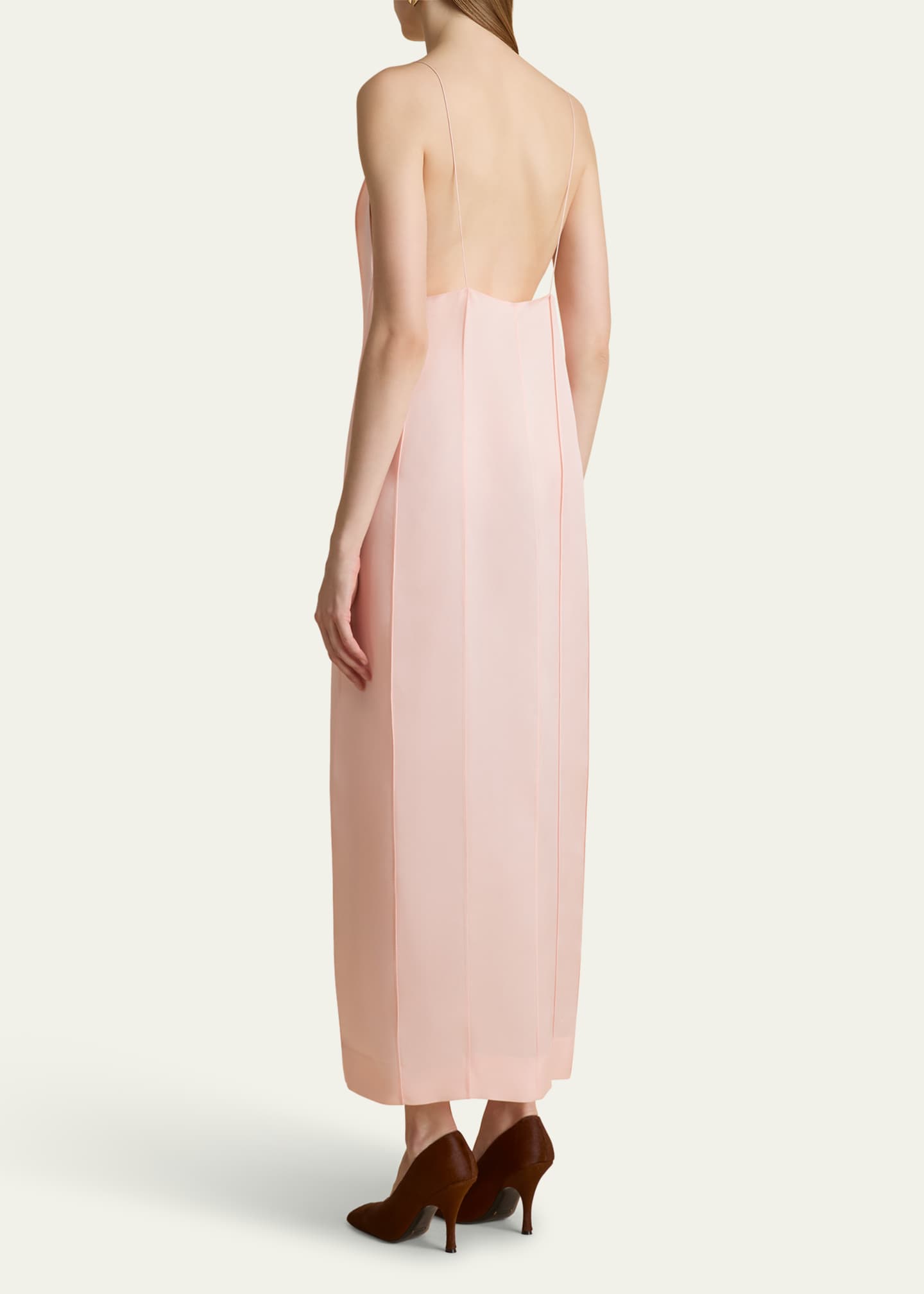Khaite Tully Silk Organza Maxi Dress Image 3 of 5