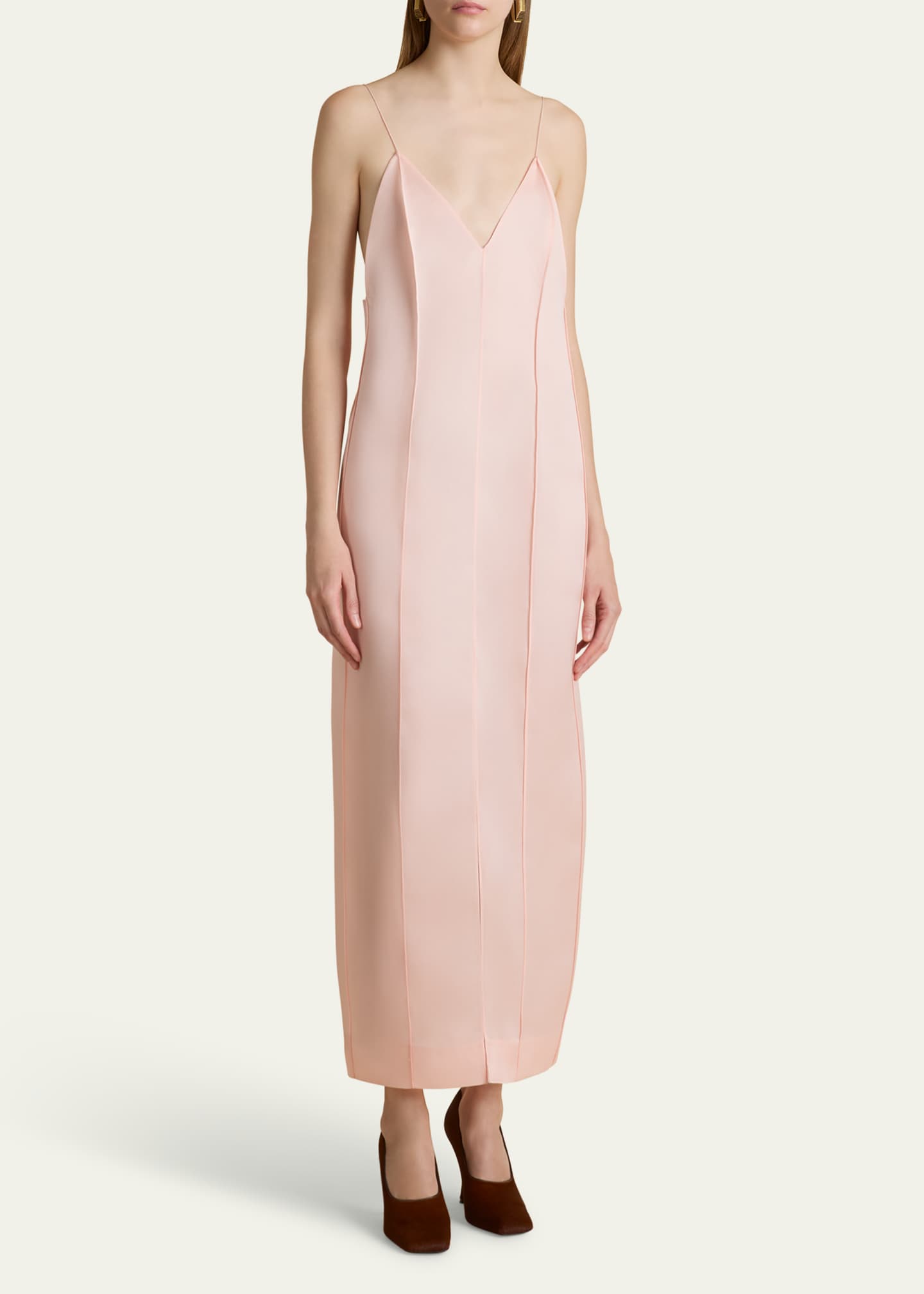 Khaite Tully Silk Organza Maxi Dress Image 4 of 5