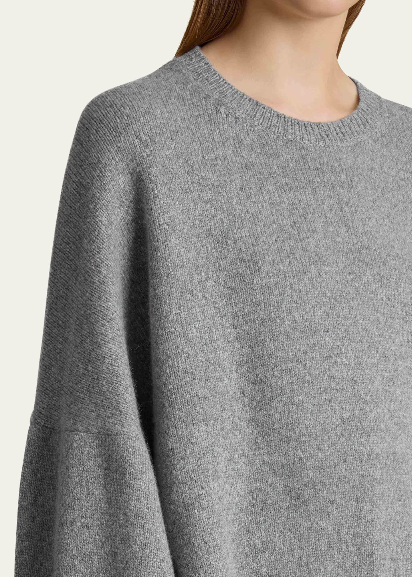 Khaite Margaux Cashmere Crewneck Sweater Image 5 of 5