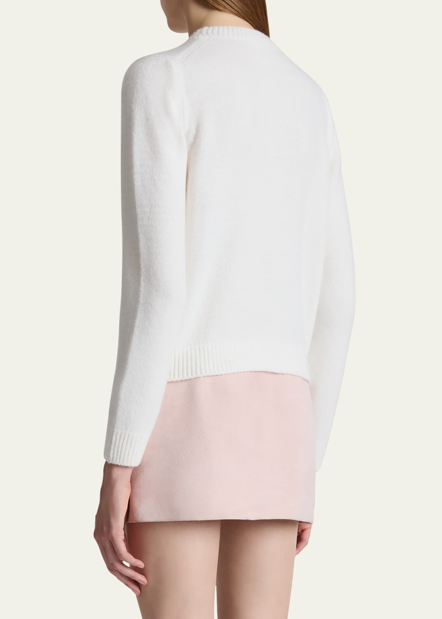 Khaite Leta Cashmere Crewneck Sweater Image 3 of 5