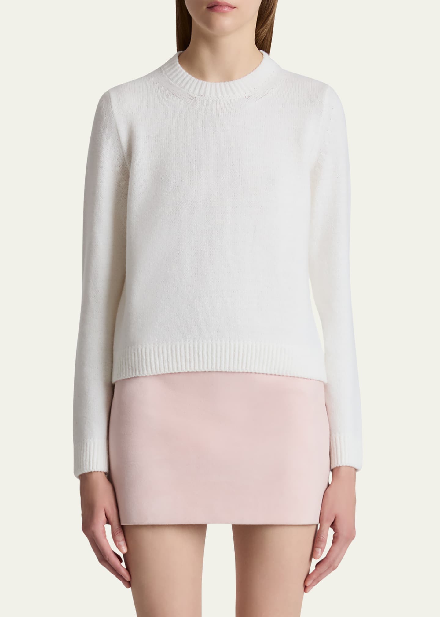 Khaite Leta Cashmere Crewneck Sweater Image 4 of 5