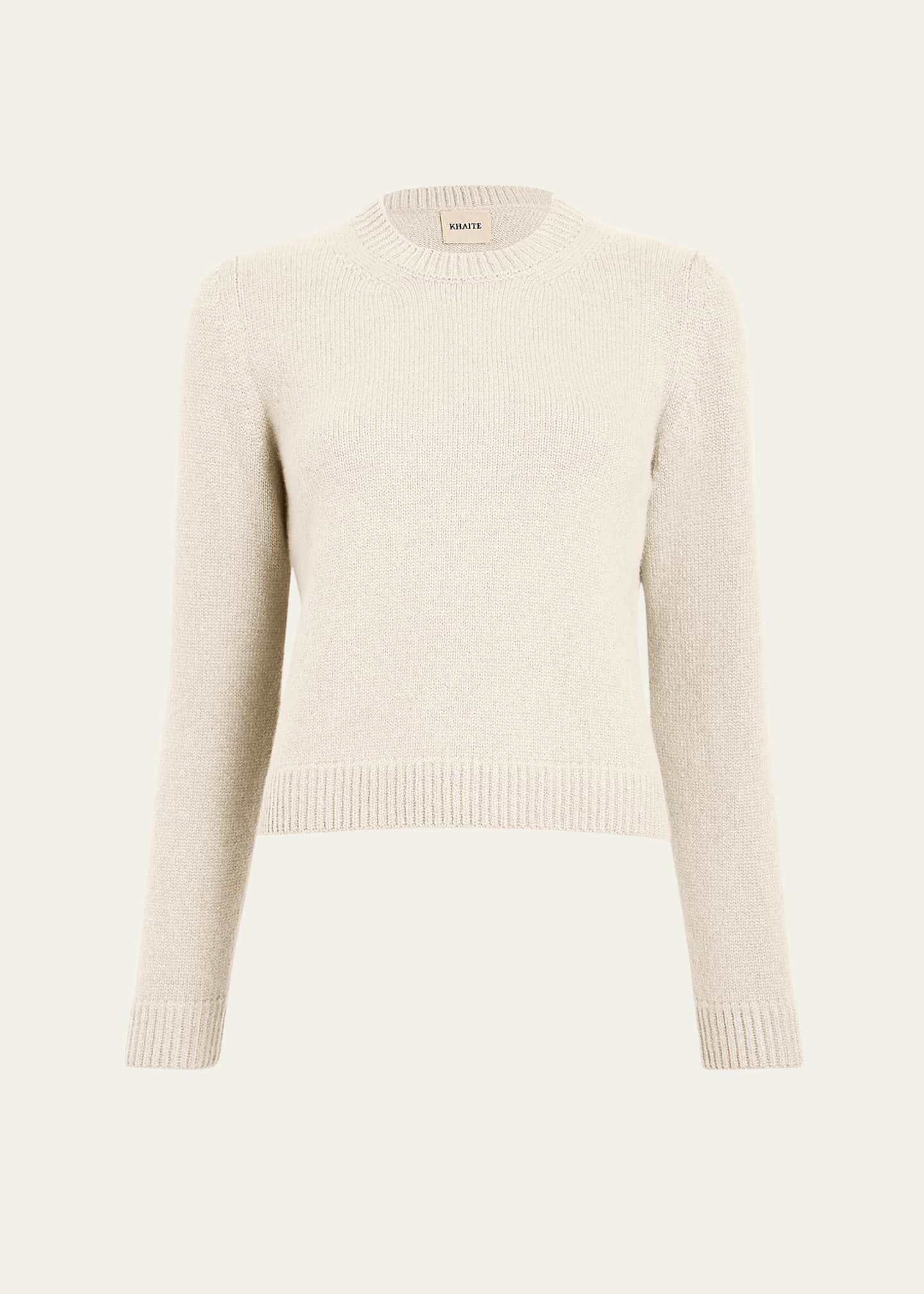 Khaite Leta Cashmere Crewneck Sweater Image 1 of 5