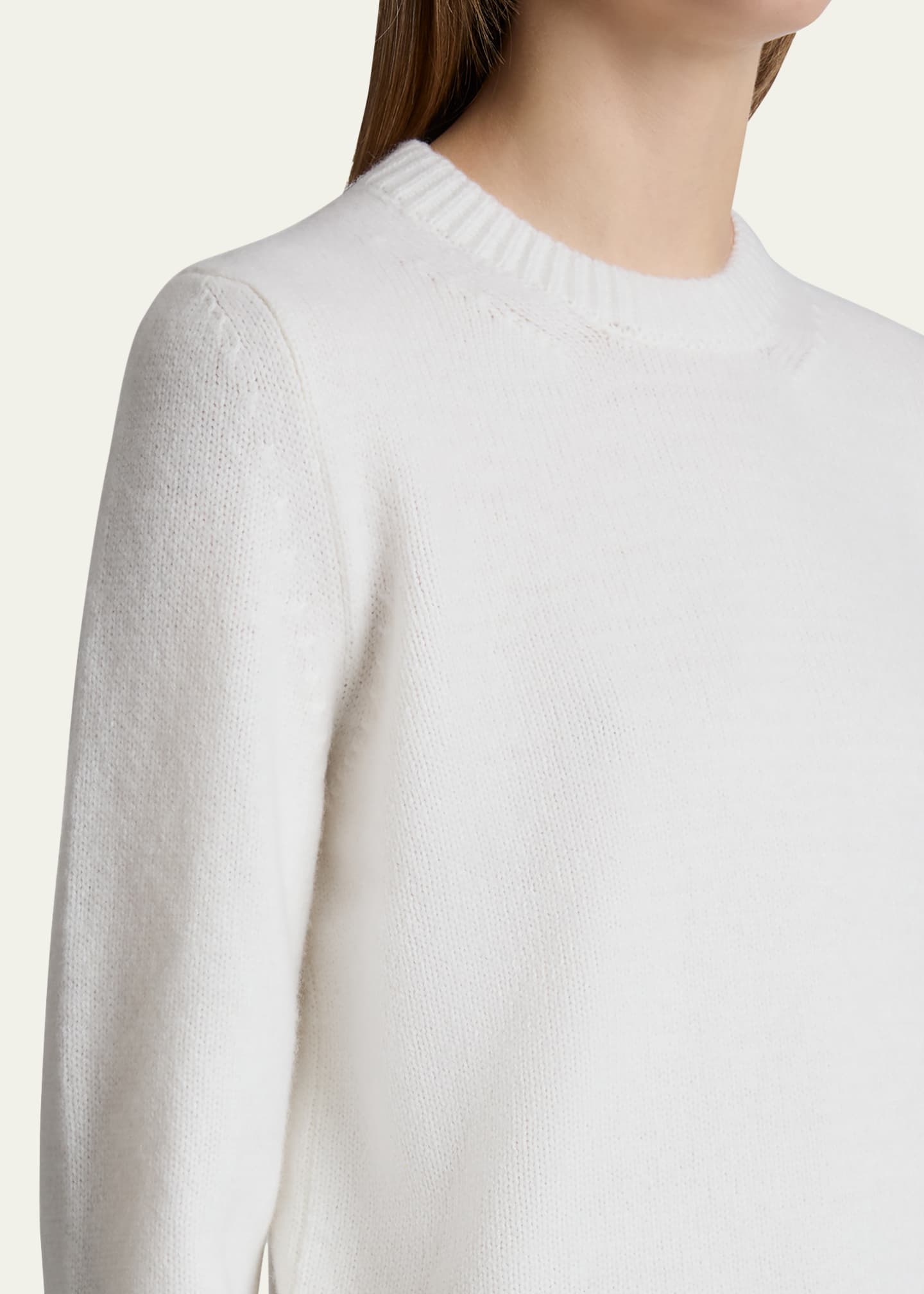 Khaite Leta Cashmere Crewneck Sweater Image 5 of 5