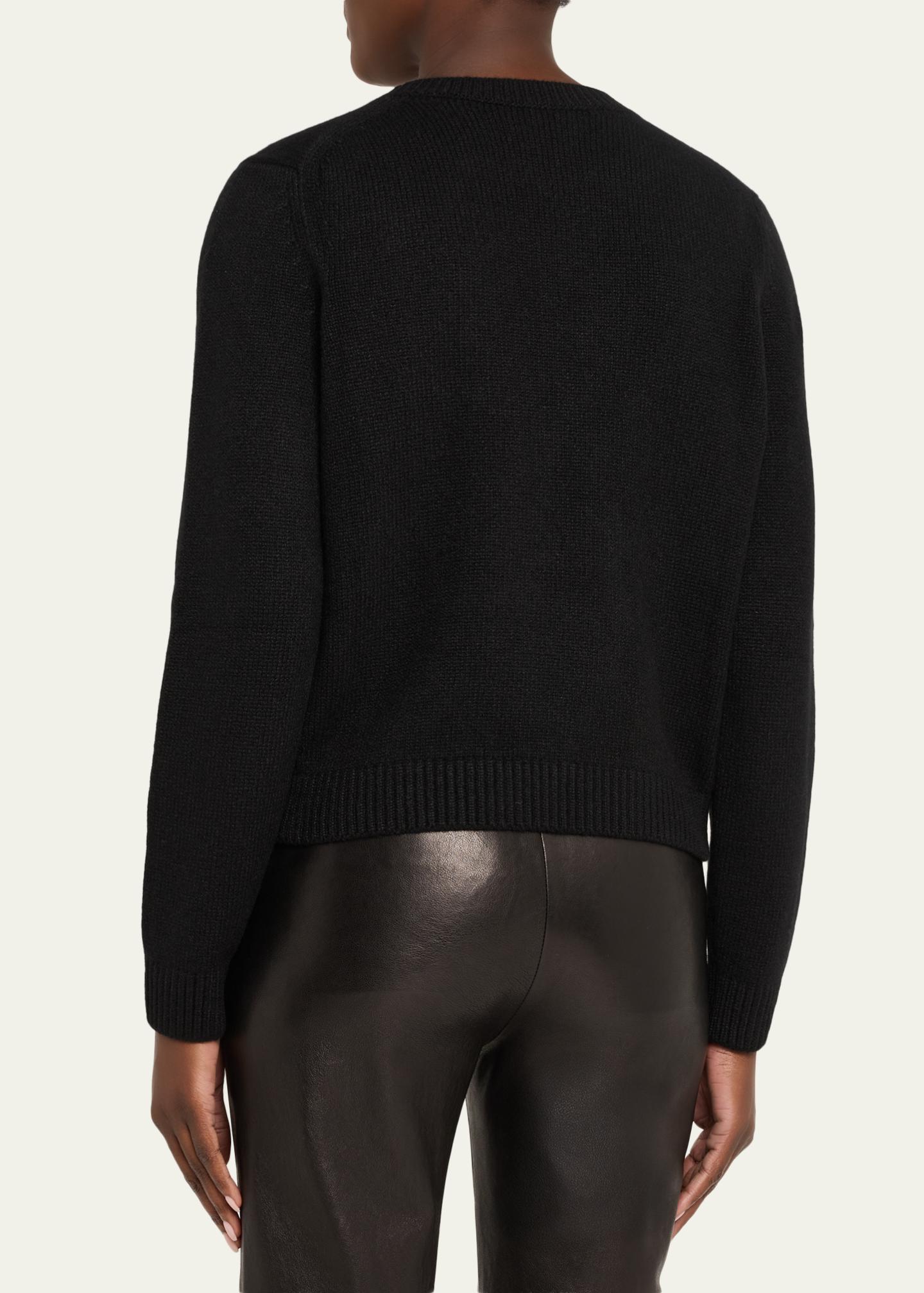 Khaite Leta Cashmere Crewneck Sweater - Bergdorf Goodman