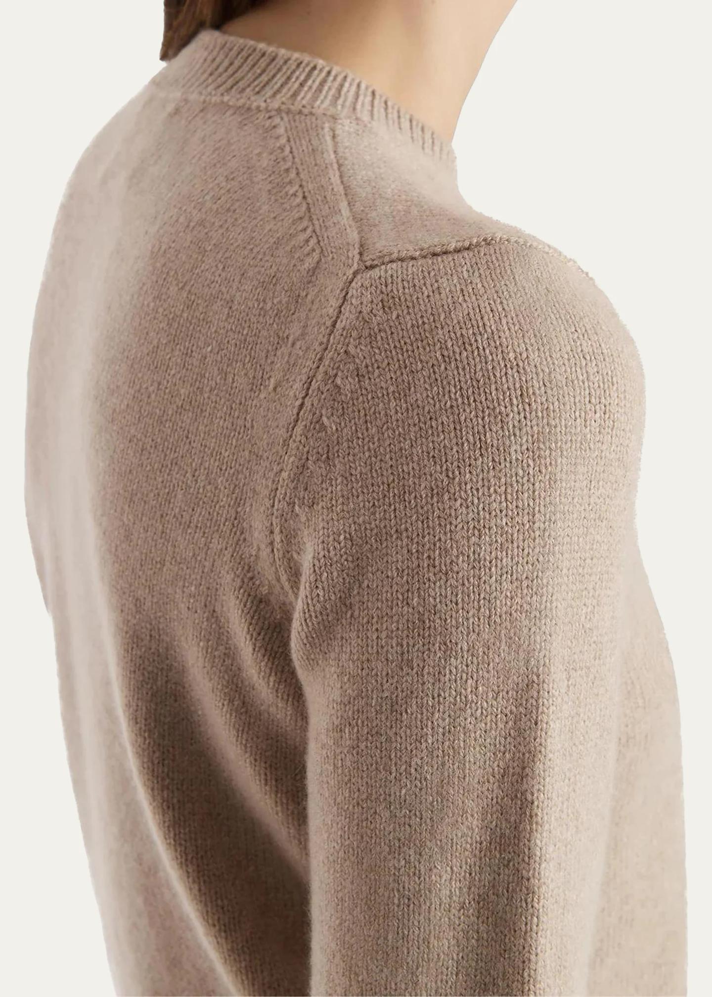 Khaite Leta Cashmere Crewneck Sweater - Bergdorf Goodman
