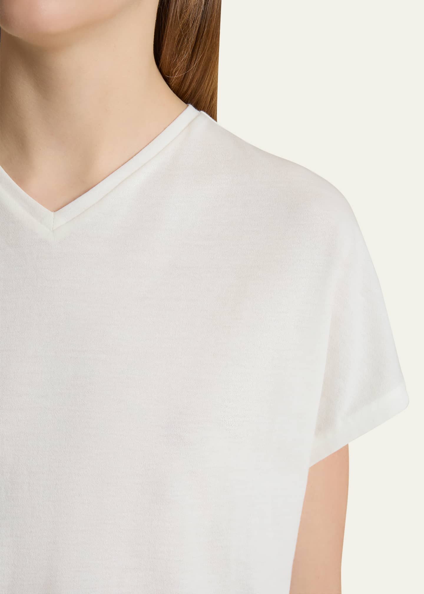 Khaite Devra V-Neck Top Image 4 of 4