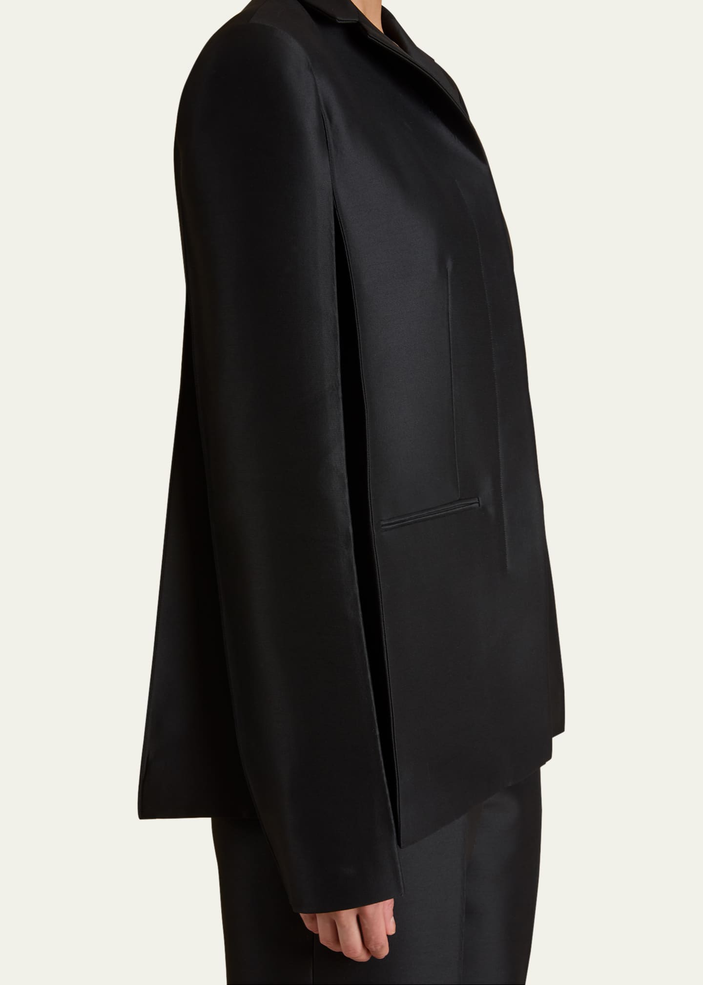 Khaite Crittan Single-Breasted Jacket Image 5 of 5