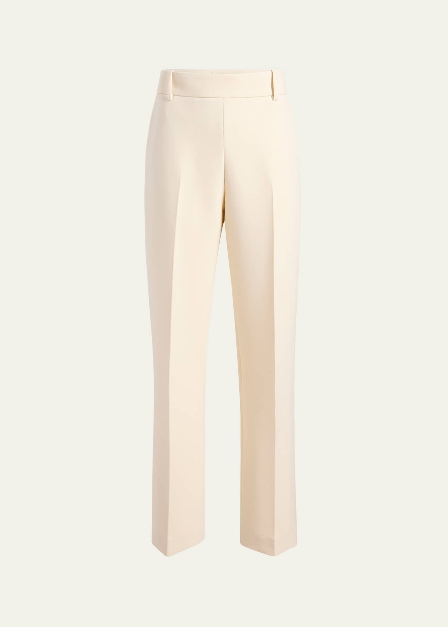 Khaite Cambie Straight-Leg Crepe Pants Image 1 of 5