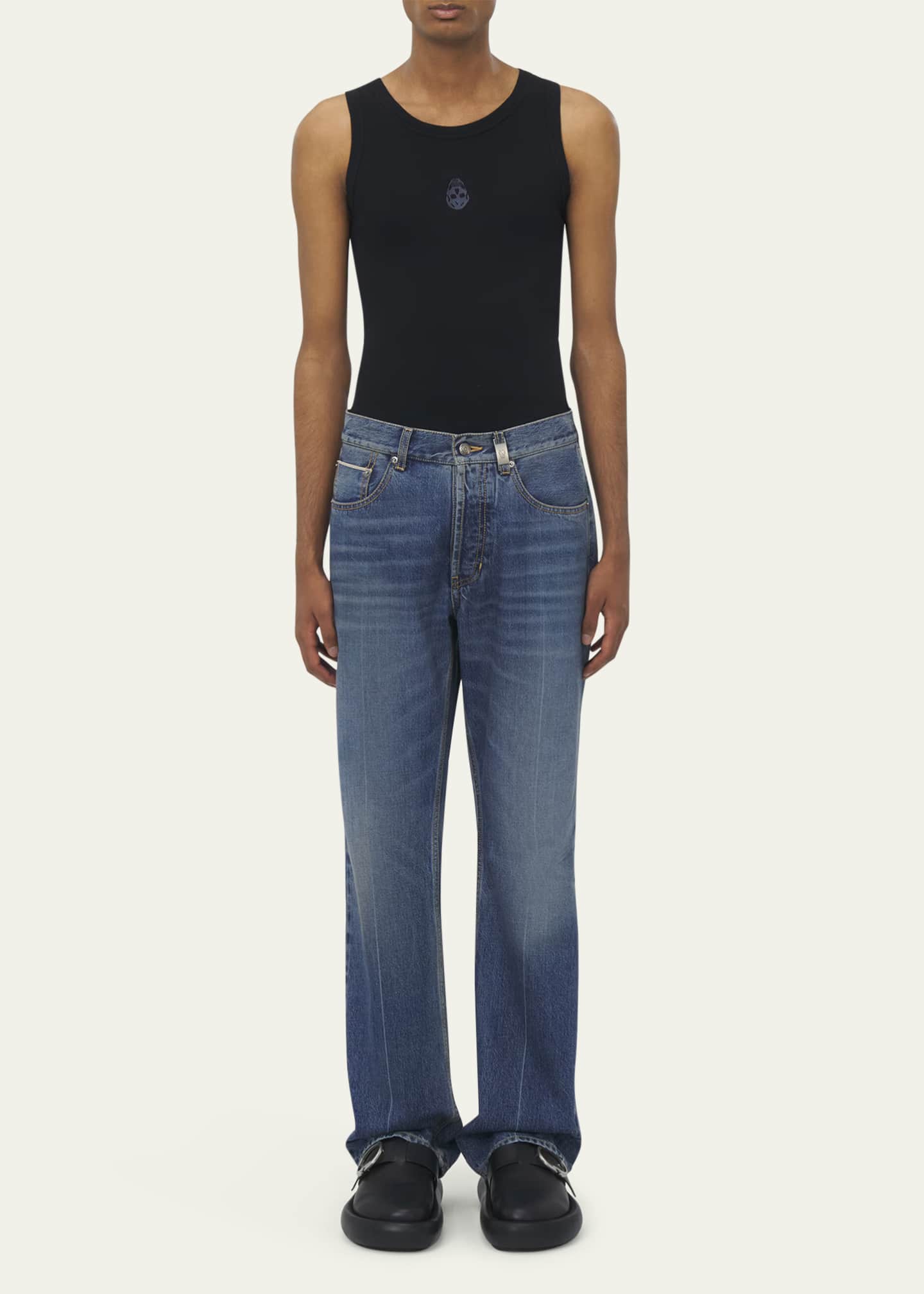 McQueen Men's Straight-Leg Jeans Image 2 of 5
