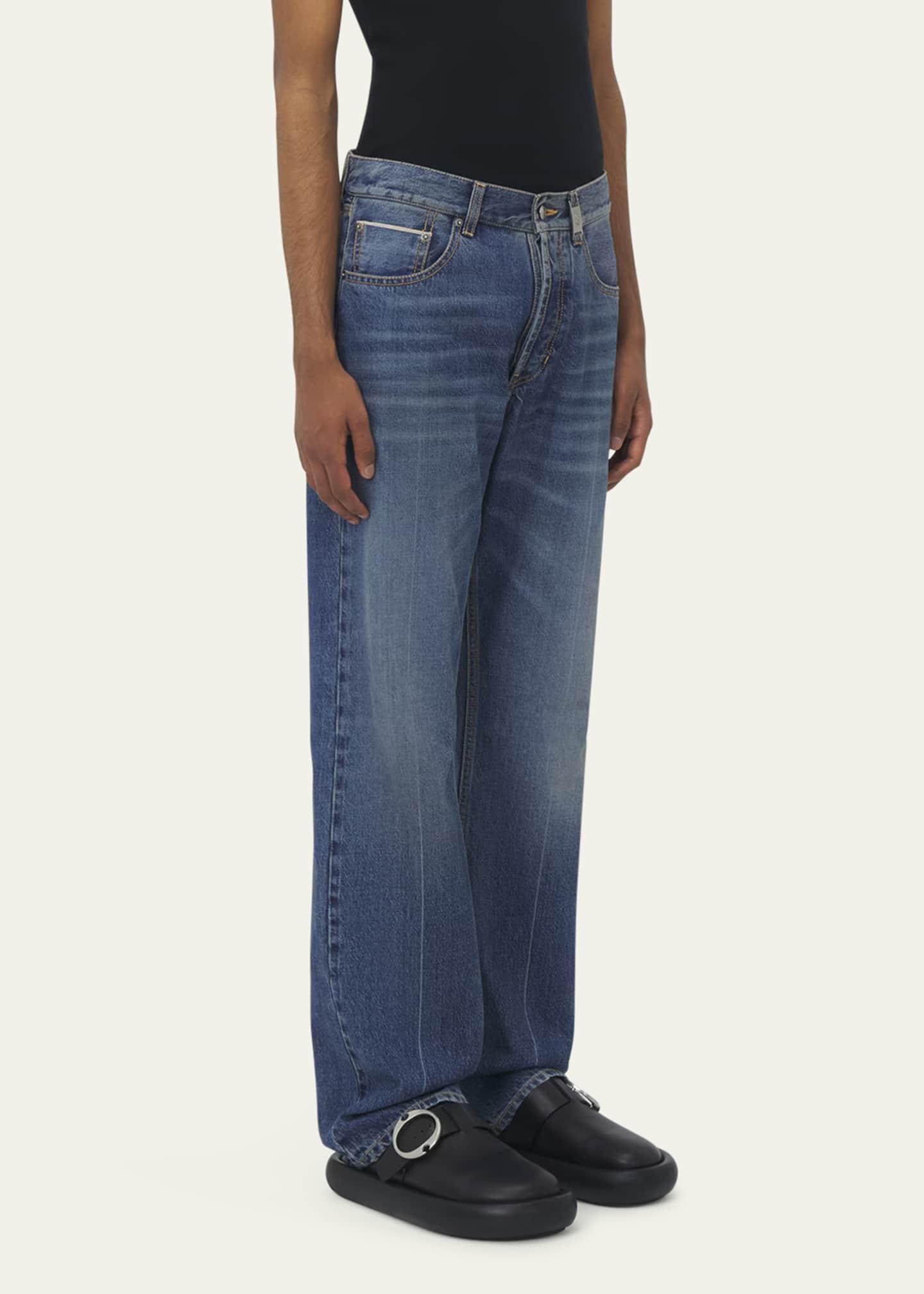 McQueen Men's Straight-Leg Jeans Image 4 of 5