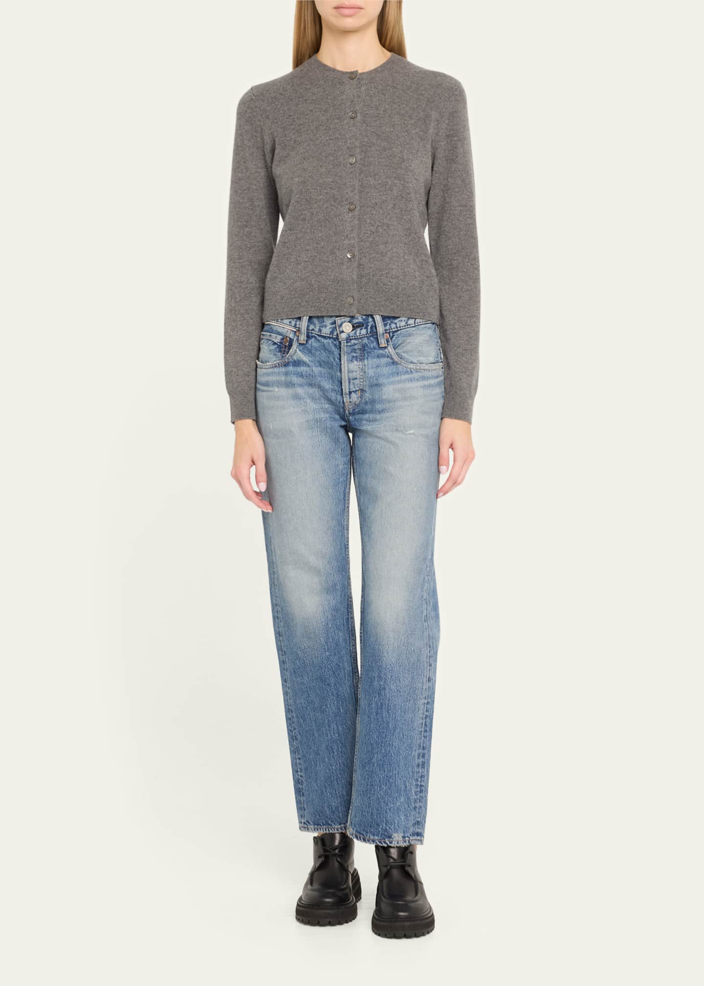 MOUSSY VINTAGE Trigg Straight Low-Rise Jeans Image 2 of 5