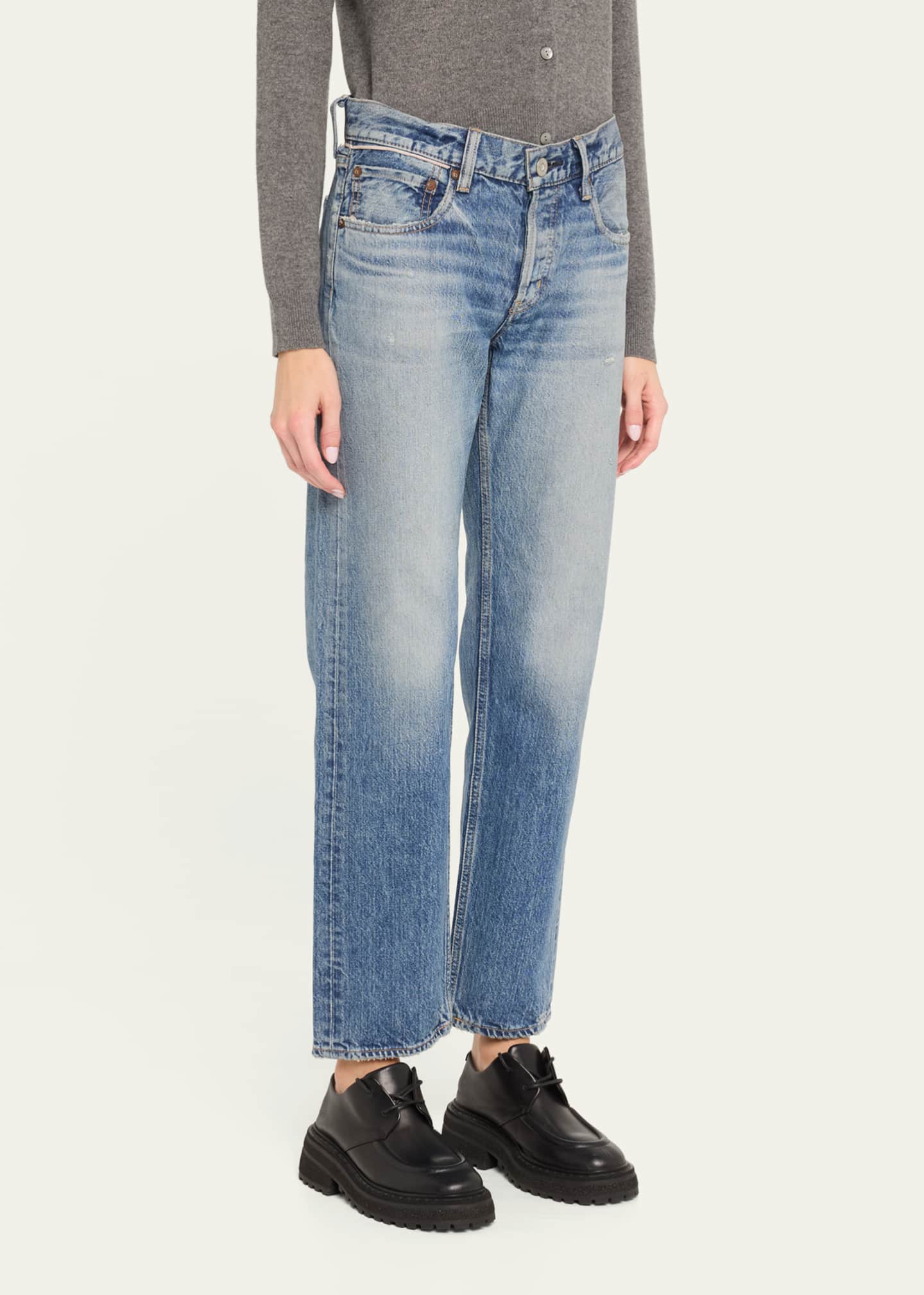 MOUSSY VINTAGE Trigg Straight Low-Rise Jeans Image 4 of 5