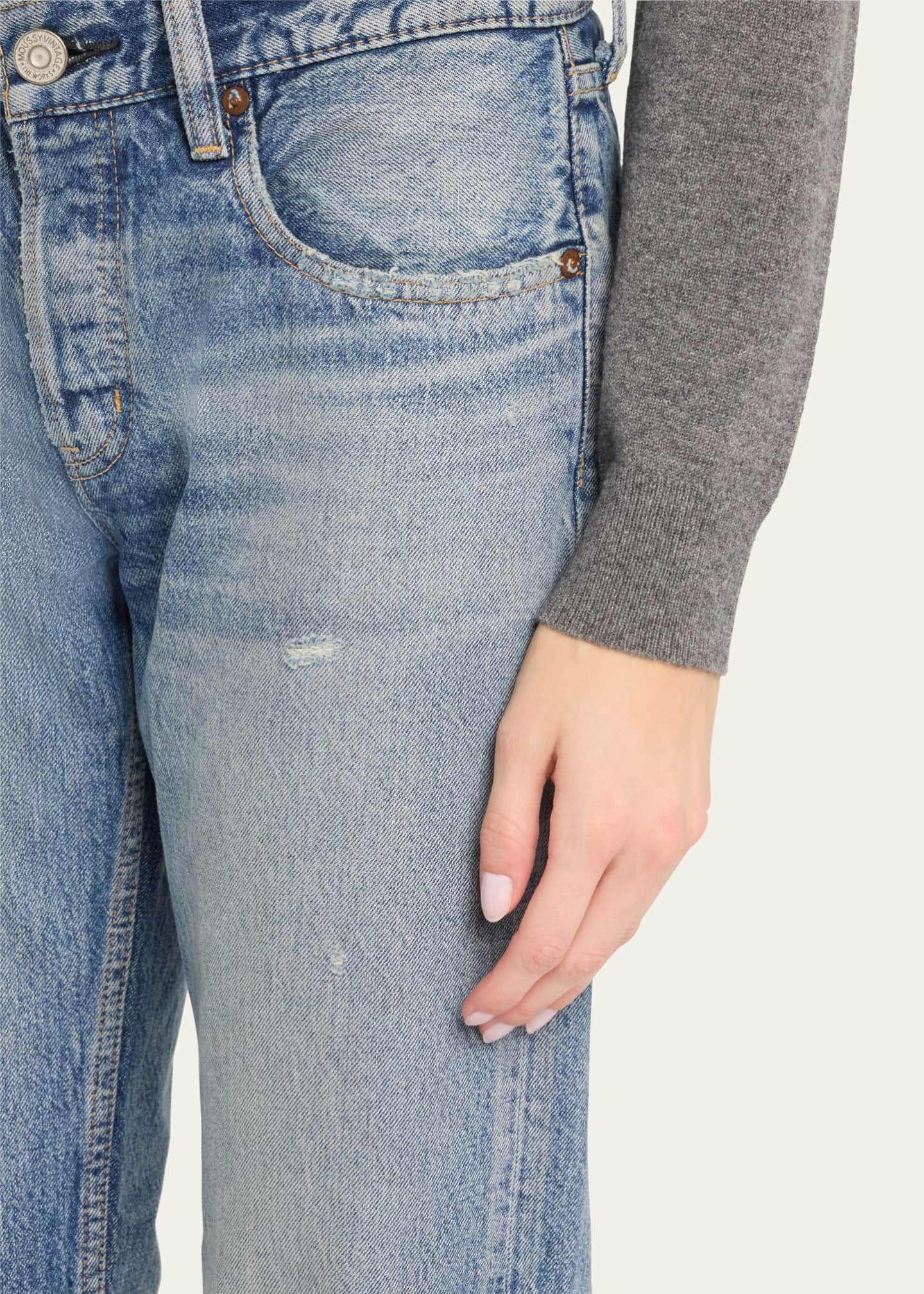 MOUSSY VINTAGE Trigg Straight Low-Rise Jeans Image 5 of 5