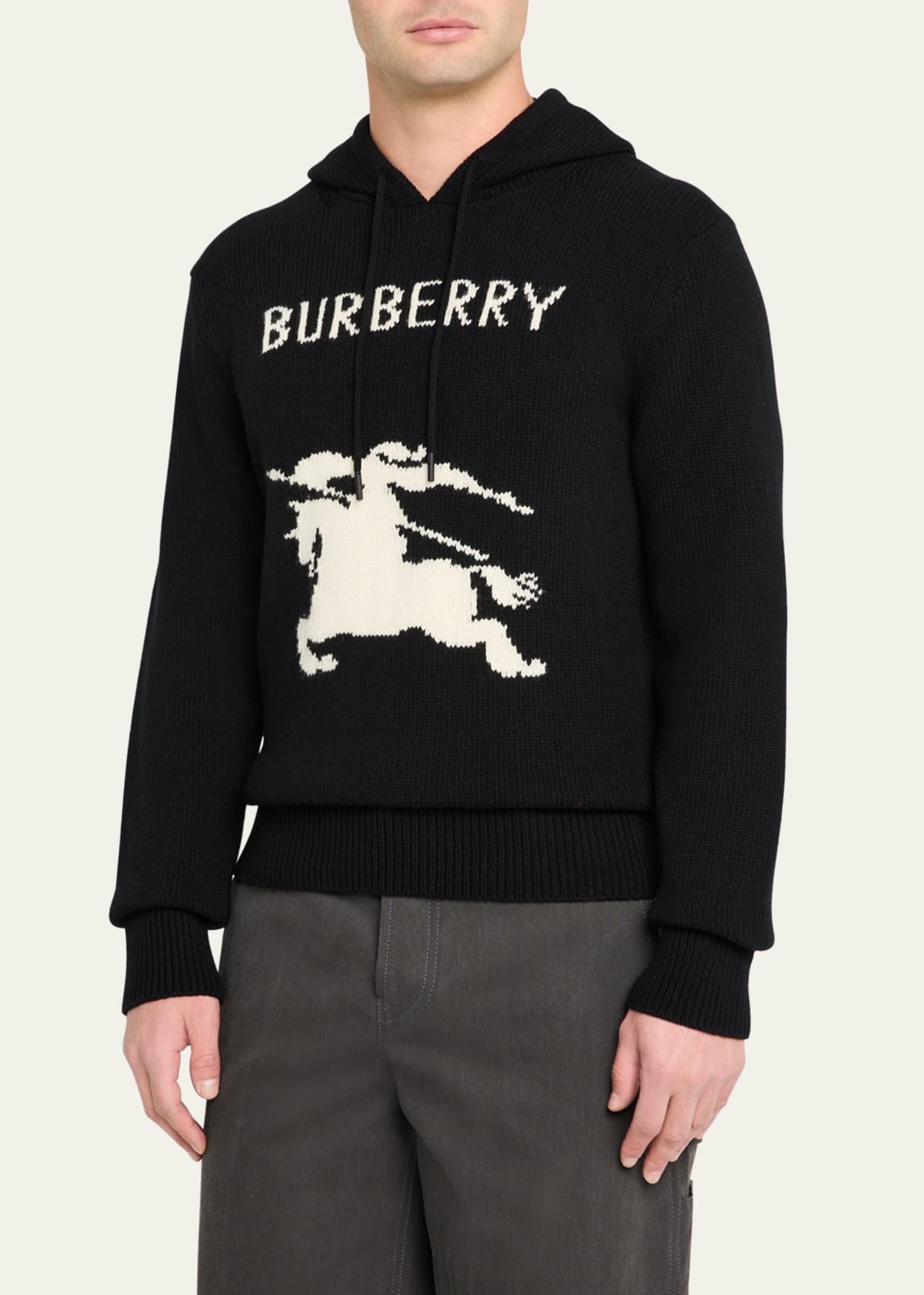 Burberry Men's EKD Knit Hoodie - Bergdorf Goodman
