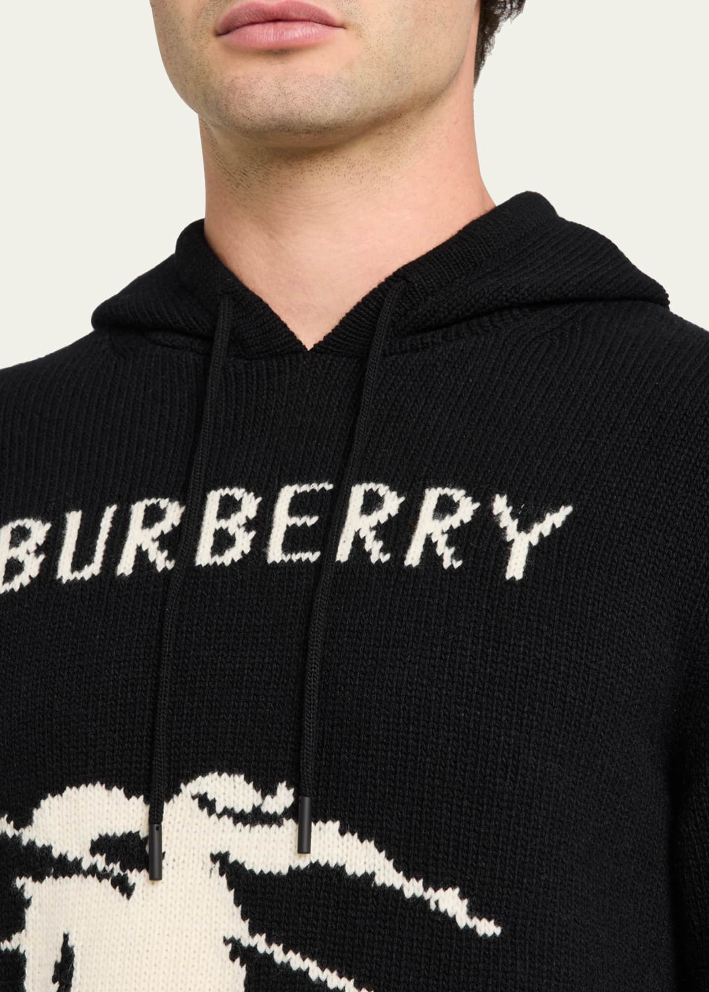 Burberry Men's EKD Knit Hoodie - Bergdorf Goodman