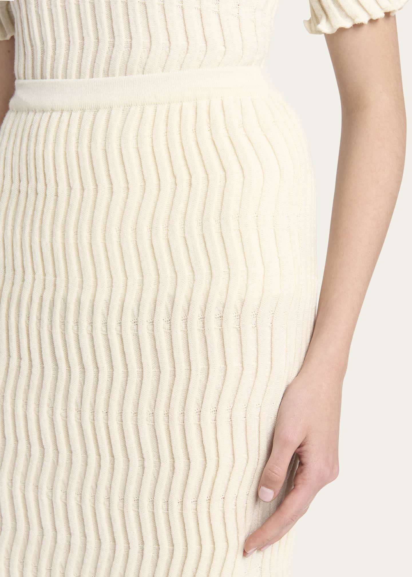 【関税&送料込】Bottega Veneta Hw Wo Boucle Knit Skirt Bottega Veneta Zigzag Knit Slim Midi Skirt - Bergdorf Goodman