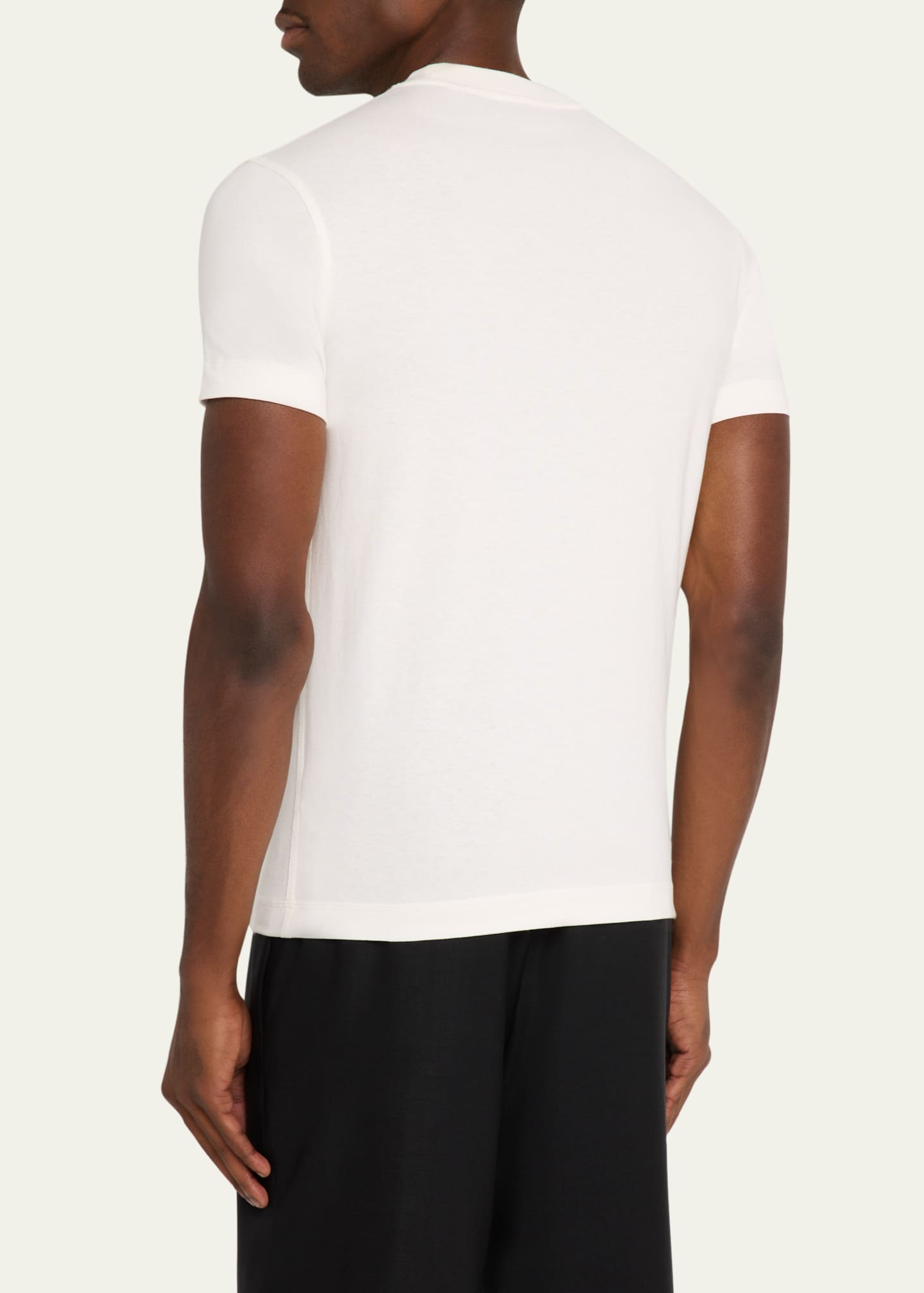 Burberry Men's Jersey Check Patch T-Shirt Image 3 of 5