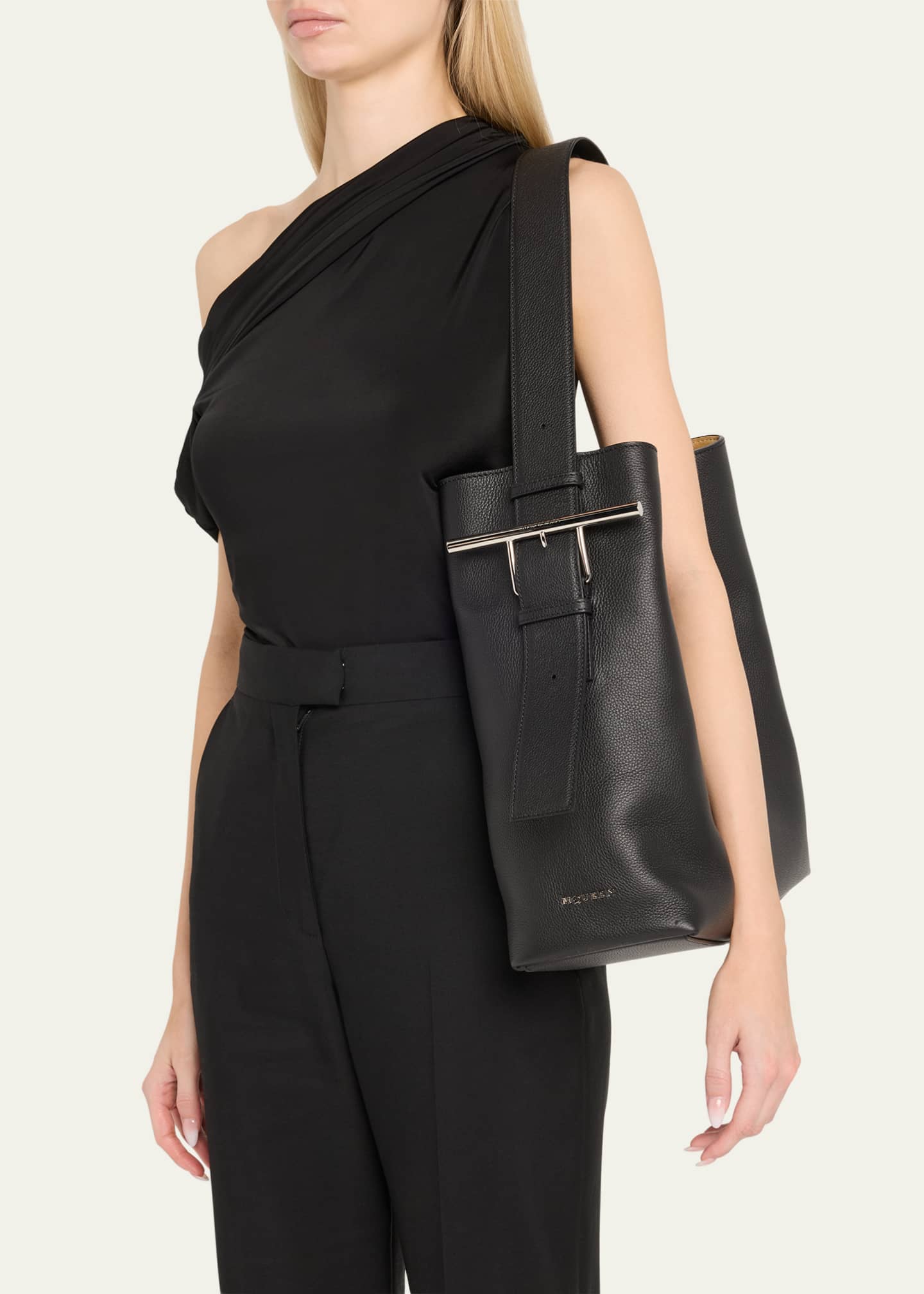 McQueen T-Bar Sling Shoulder Bag Image 2 of 6