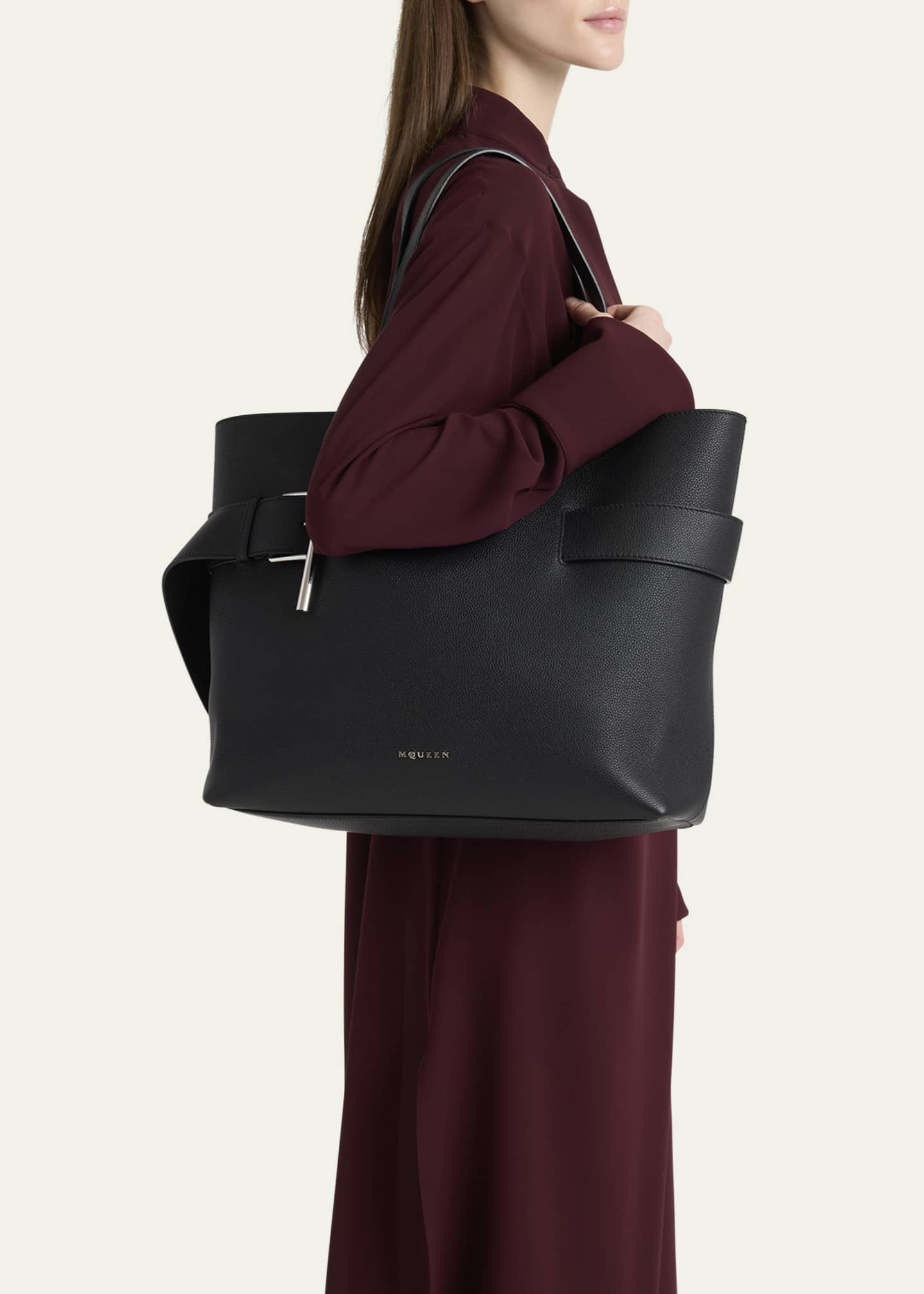 McQueen T-Bar Sling Shopper Tote Bag Image 2 of 5