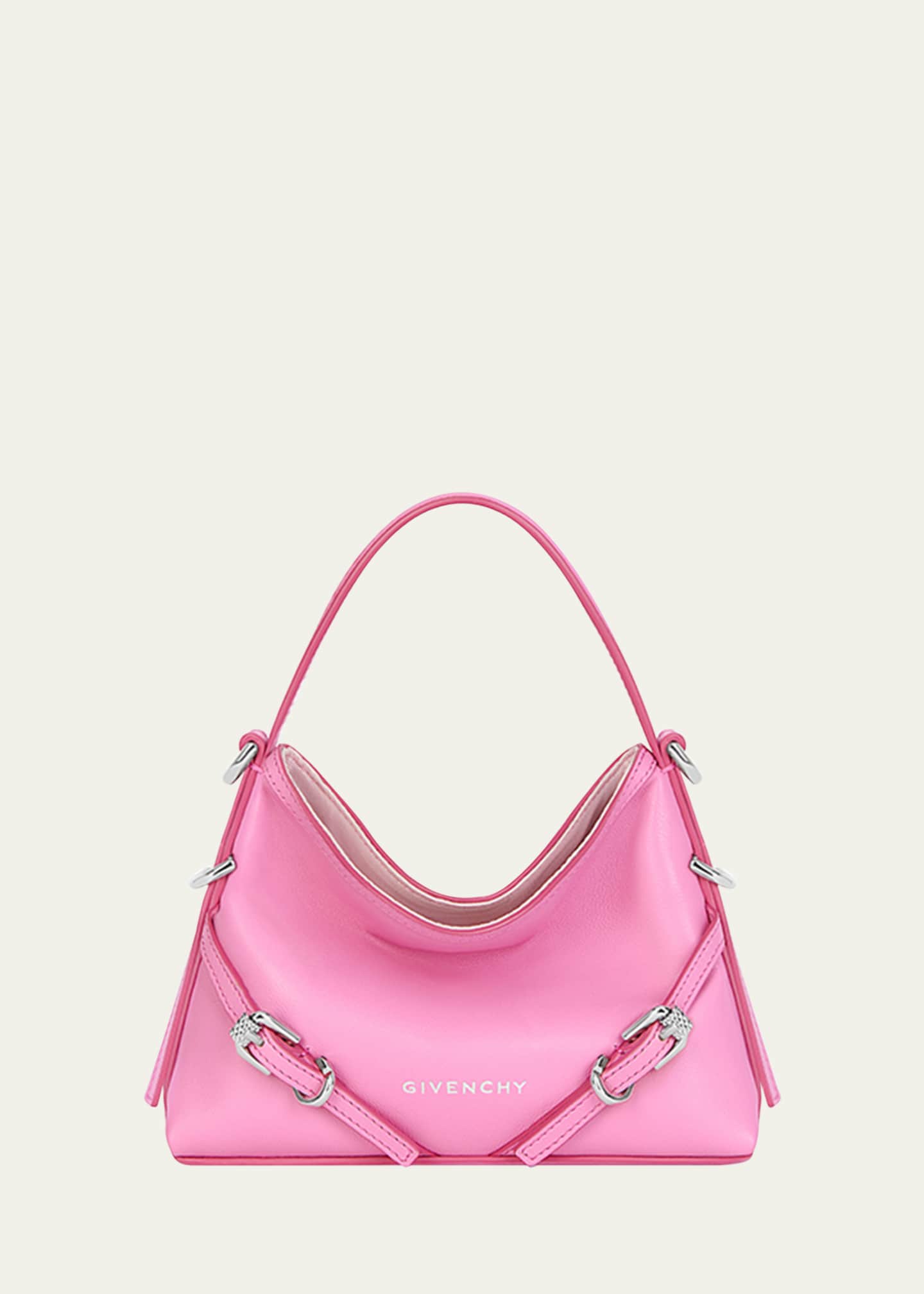 Givenchy Voyou Nano Top-Handle Bag in Leather Image 1 of 3