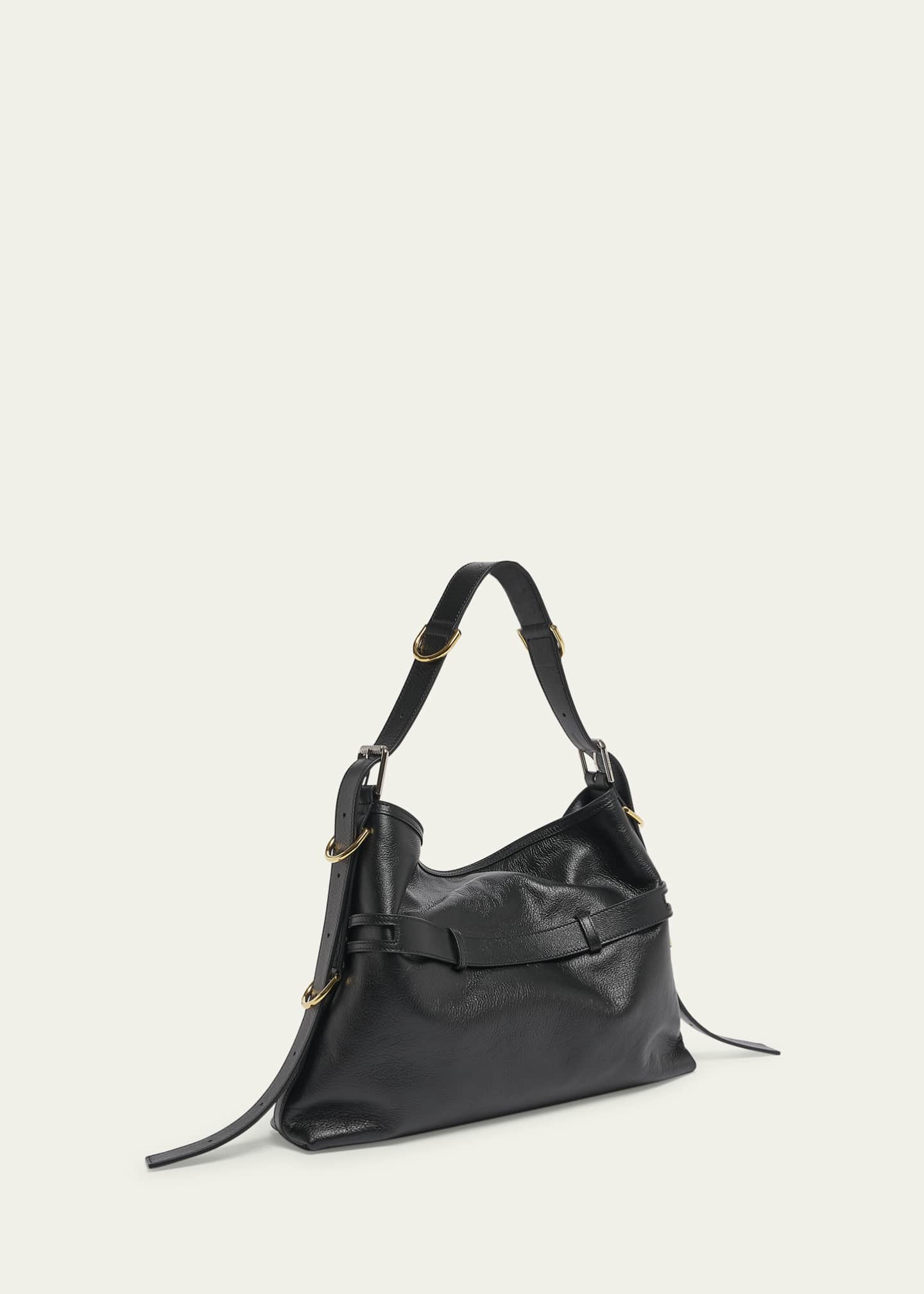 【送料&関税込】Givenchy Voyou Buckles Shoulder Bag Givenchy Voyou Medium Buckle Shoulder Bag in Leather
