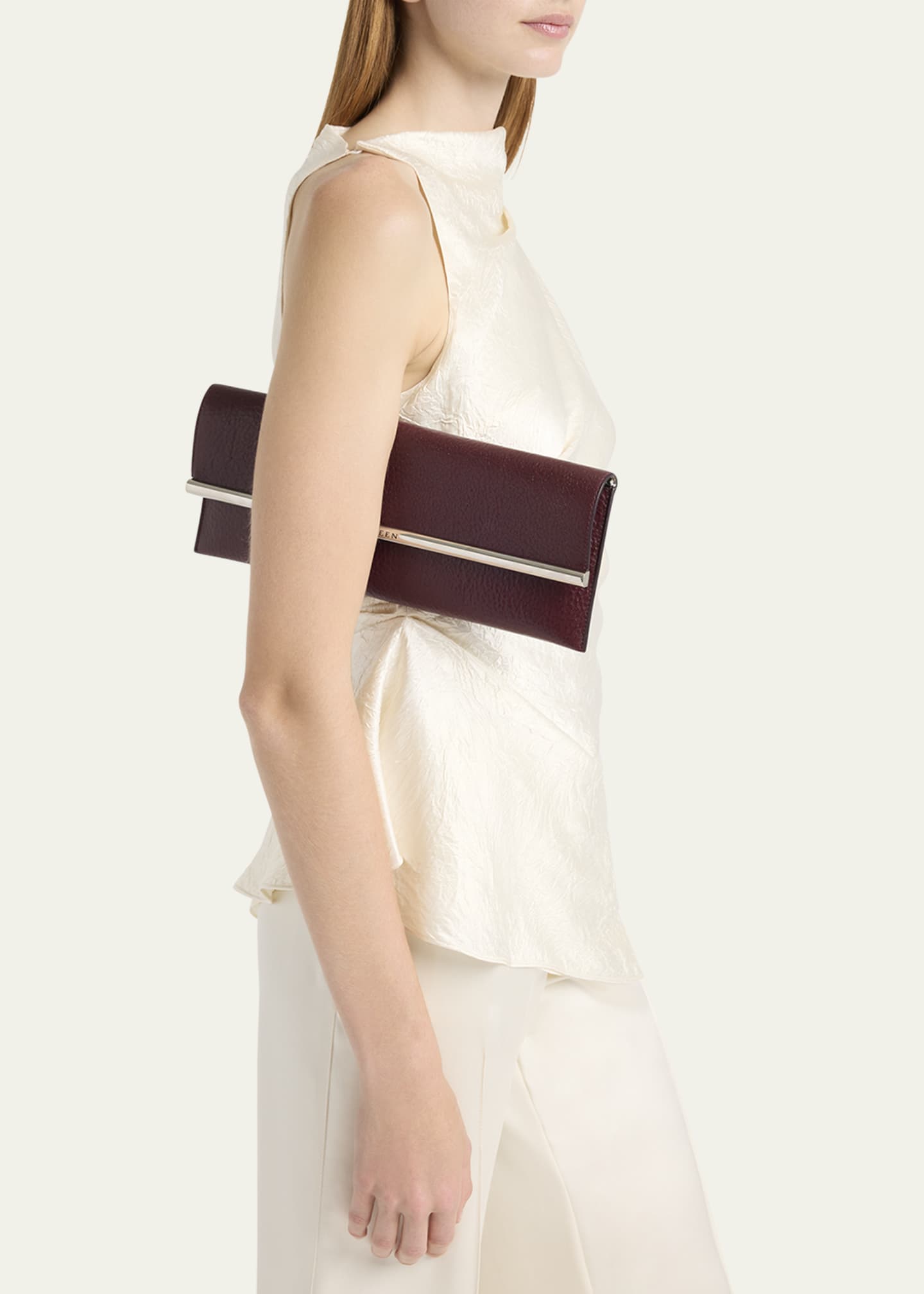 McQueen Cross-B Long Clutch Bag Image 2 of 5