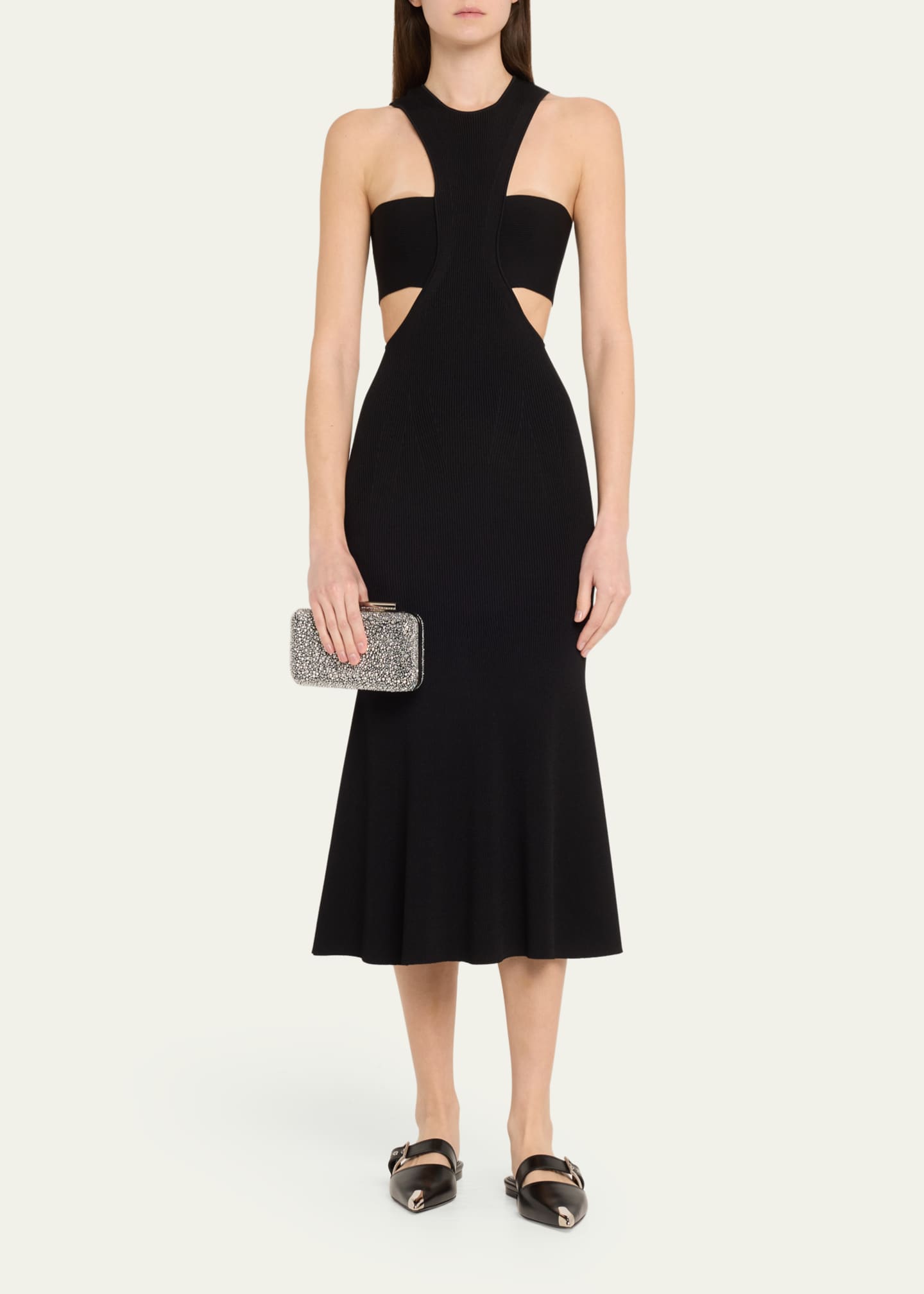 McQueen T-Bar Clutch Bag Image 5 of 6