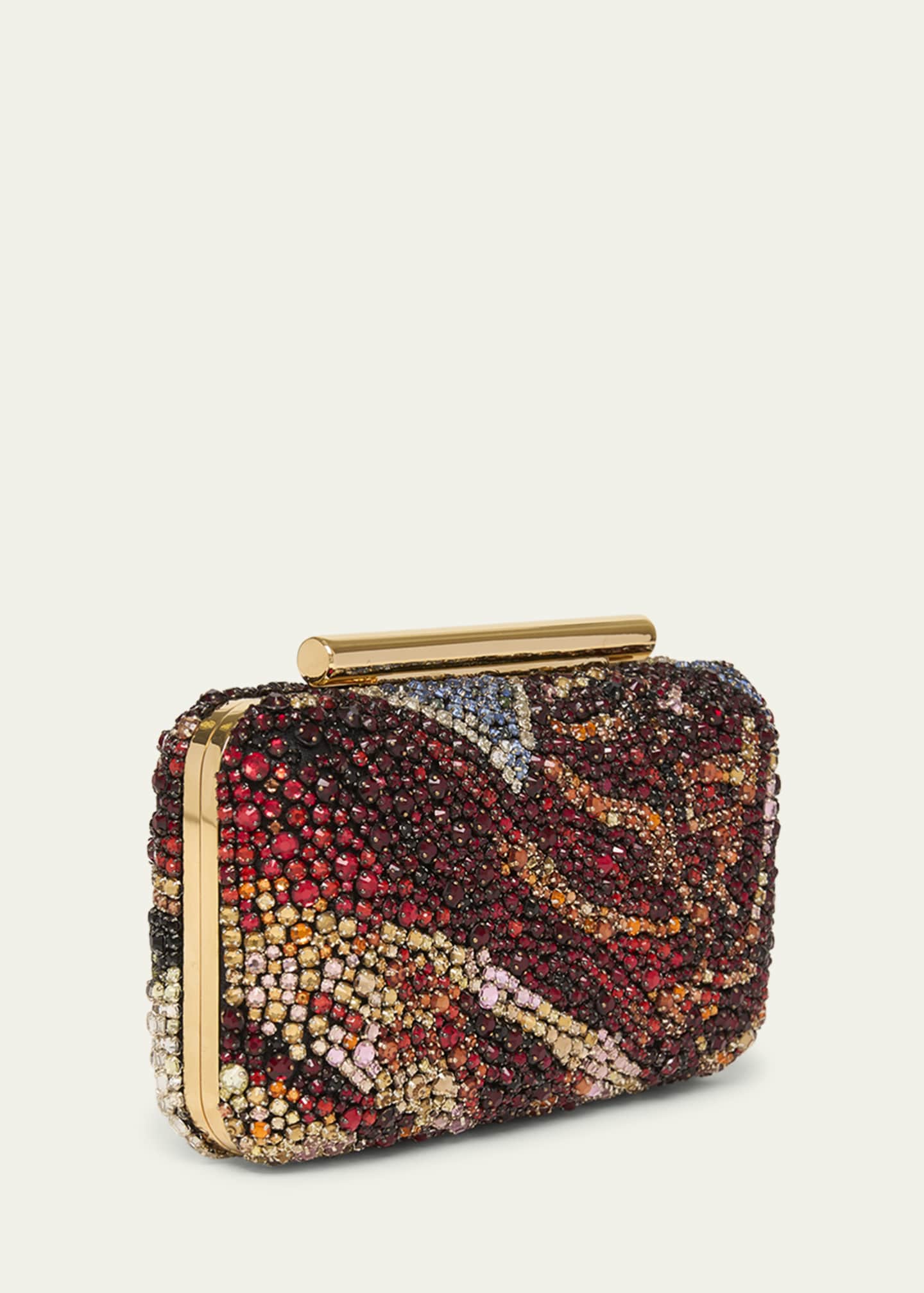 McQueen T-Bar Box Clutch Bag Image 3 of 5