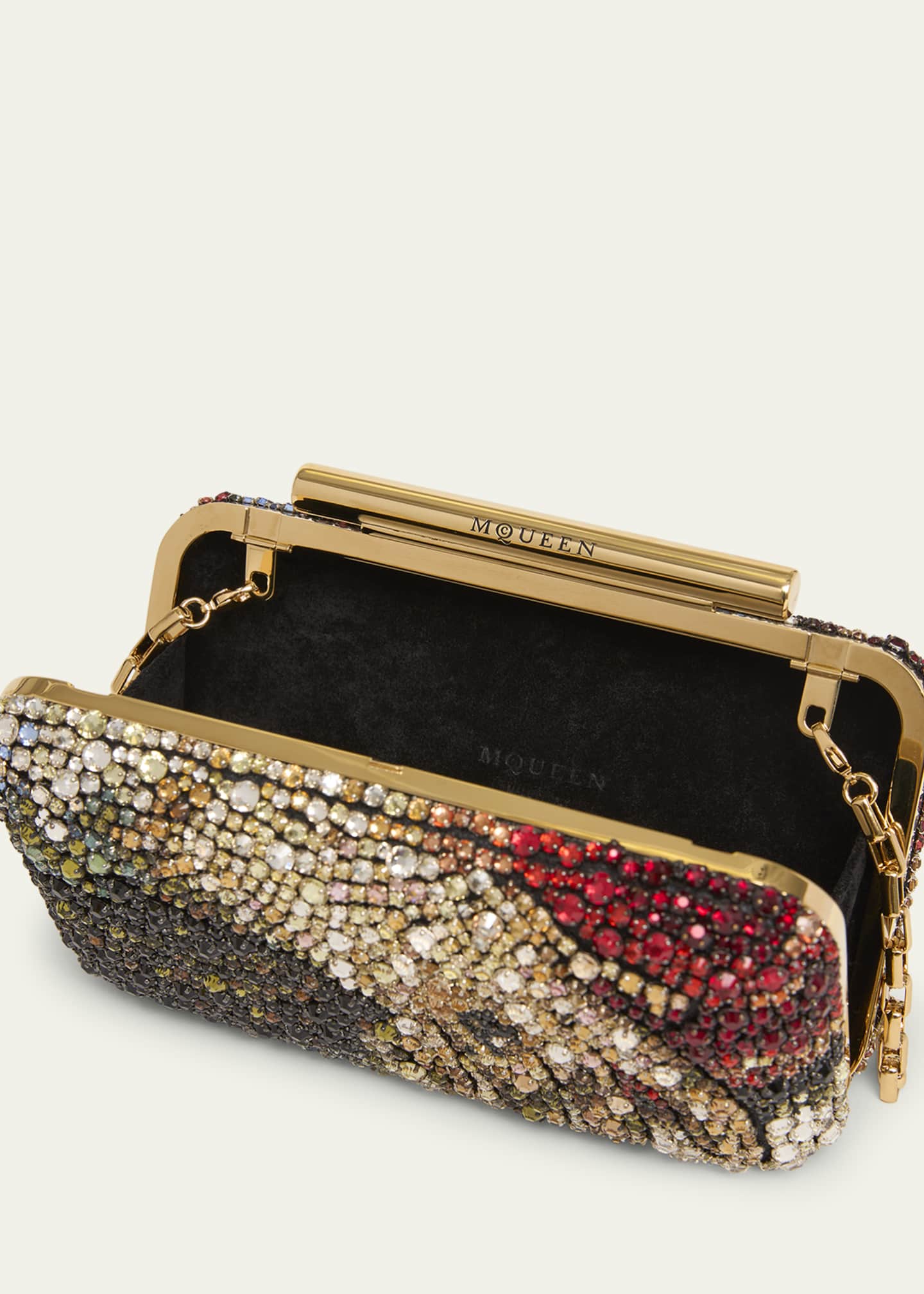 McQueen T-Bar Box Clutch Bag Image 4 of 5