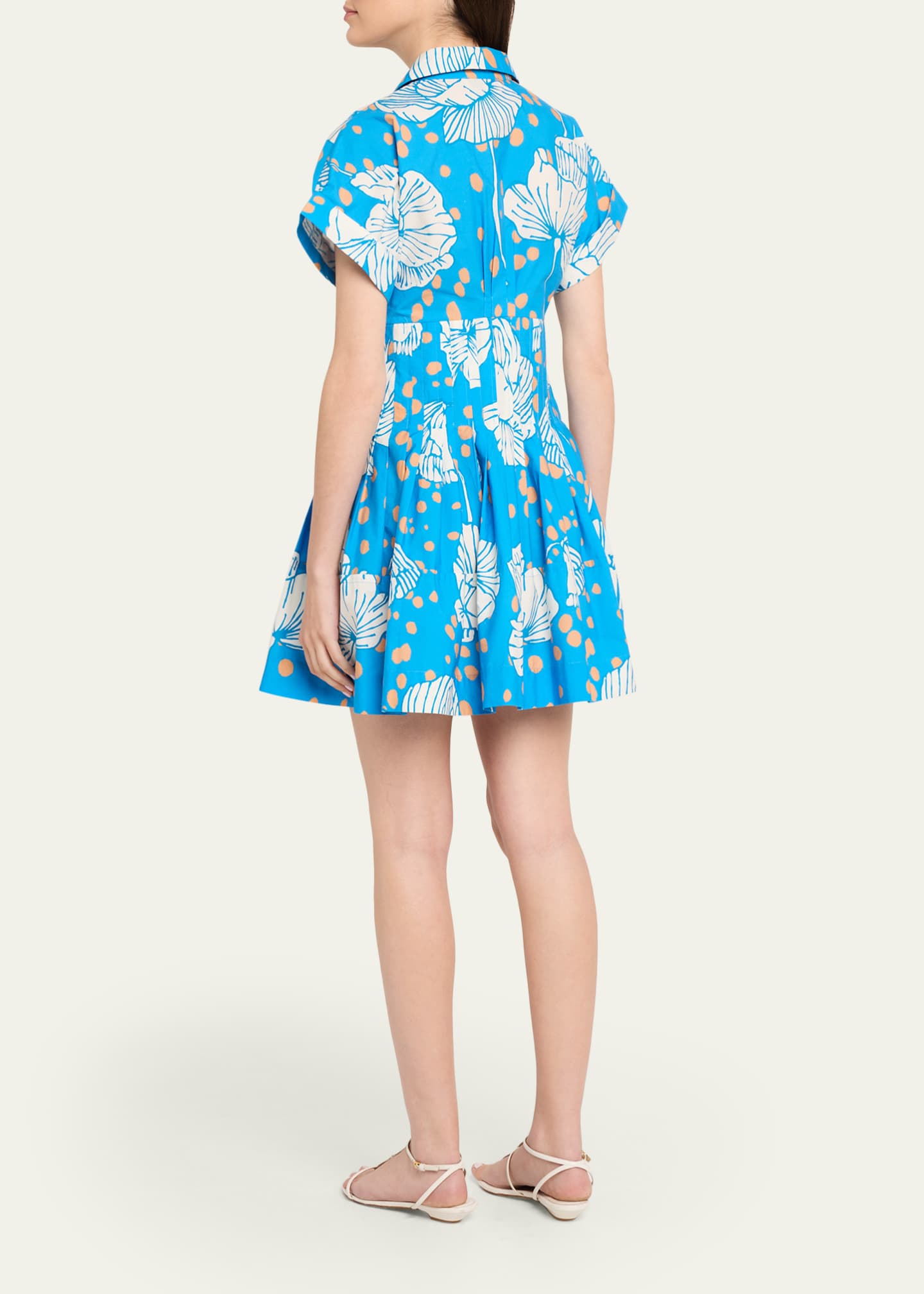 cara cara nash mini dress Cara Cara Nash Printed Button-Front Mini Dress